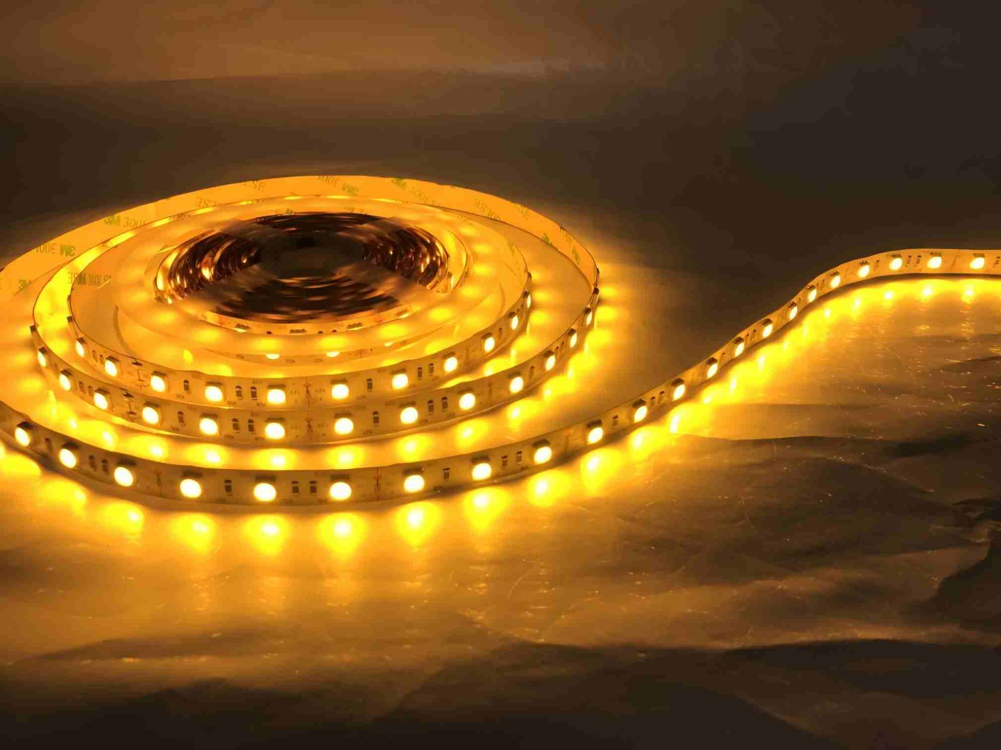 SMD5050 golden light LED strip