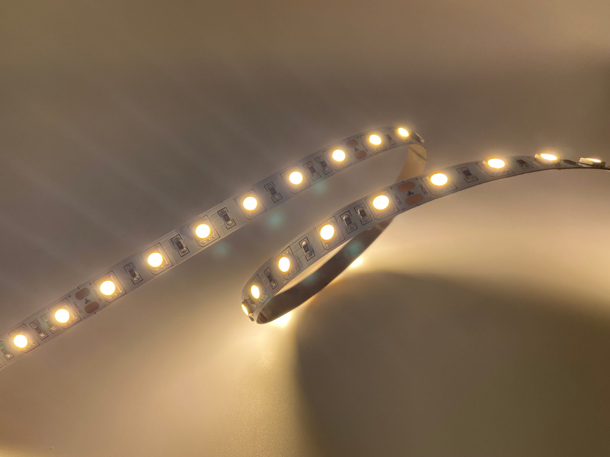 SMD5050 warm white LED light strip