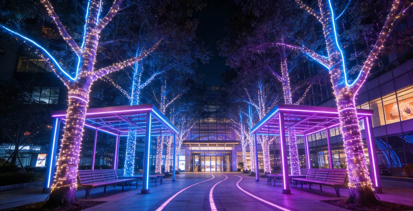 JBOAN's spotless neon light strips: Reshape the interactive light and shadow experience in theme parks with UV resistance and low maintenance costs