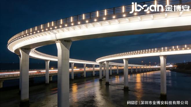 Jinboan 10×60° polarized lens is preferred for lighting arc-shaped bridge piers (Figure 5)
