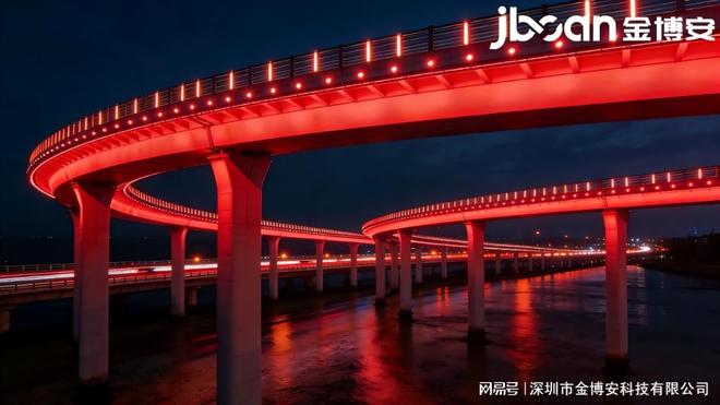 Optimized Jinboan 10×60° polarized lens for lighting arc-shaped bridge piers (Figure 1)