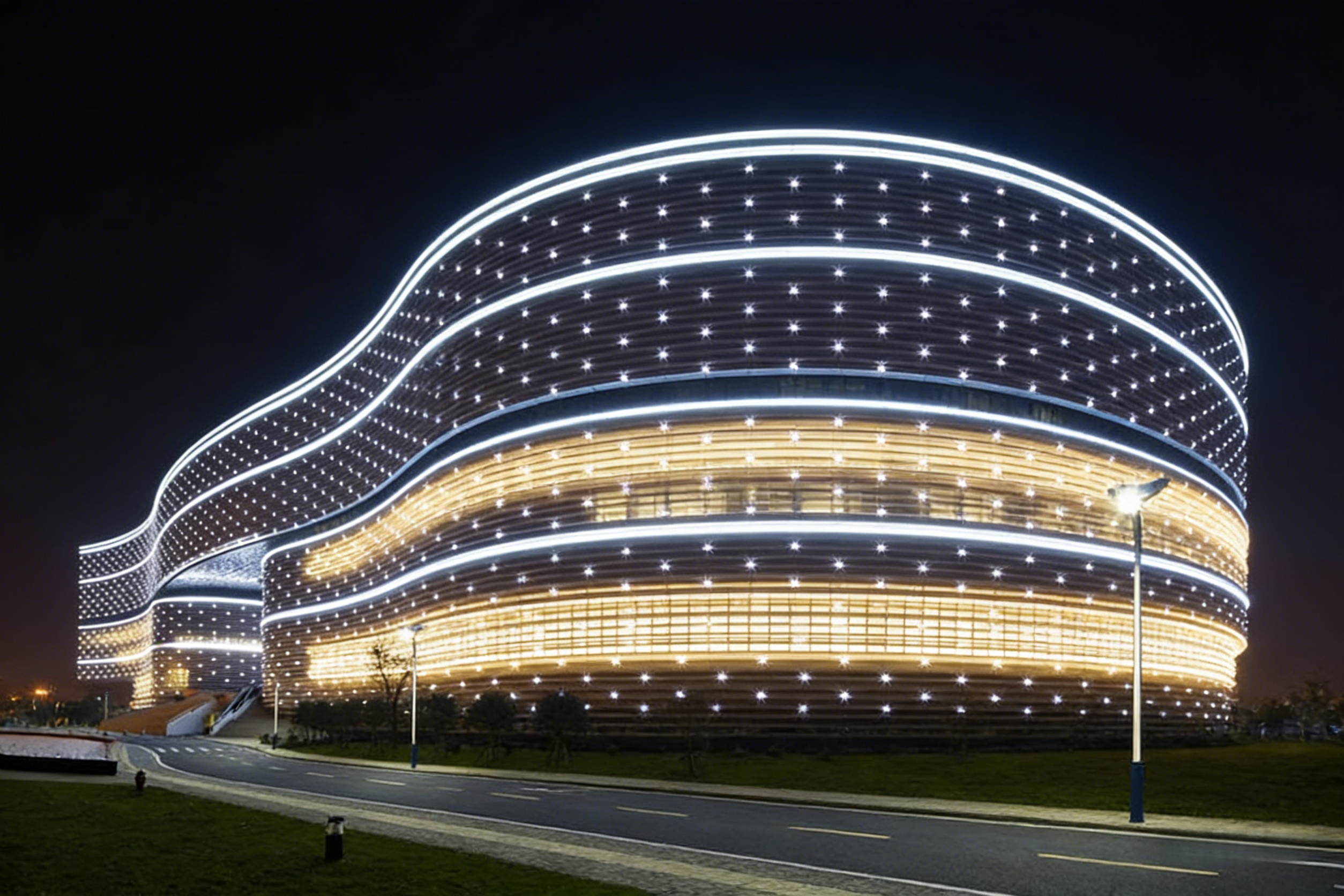 Wuchang Cultural Center lighting upgrade: Jinboan DMX512 precise light control (Figure 2)