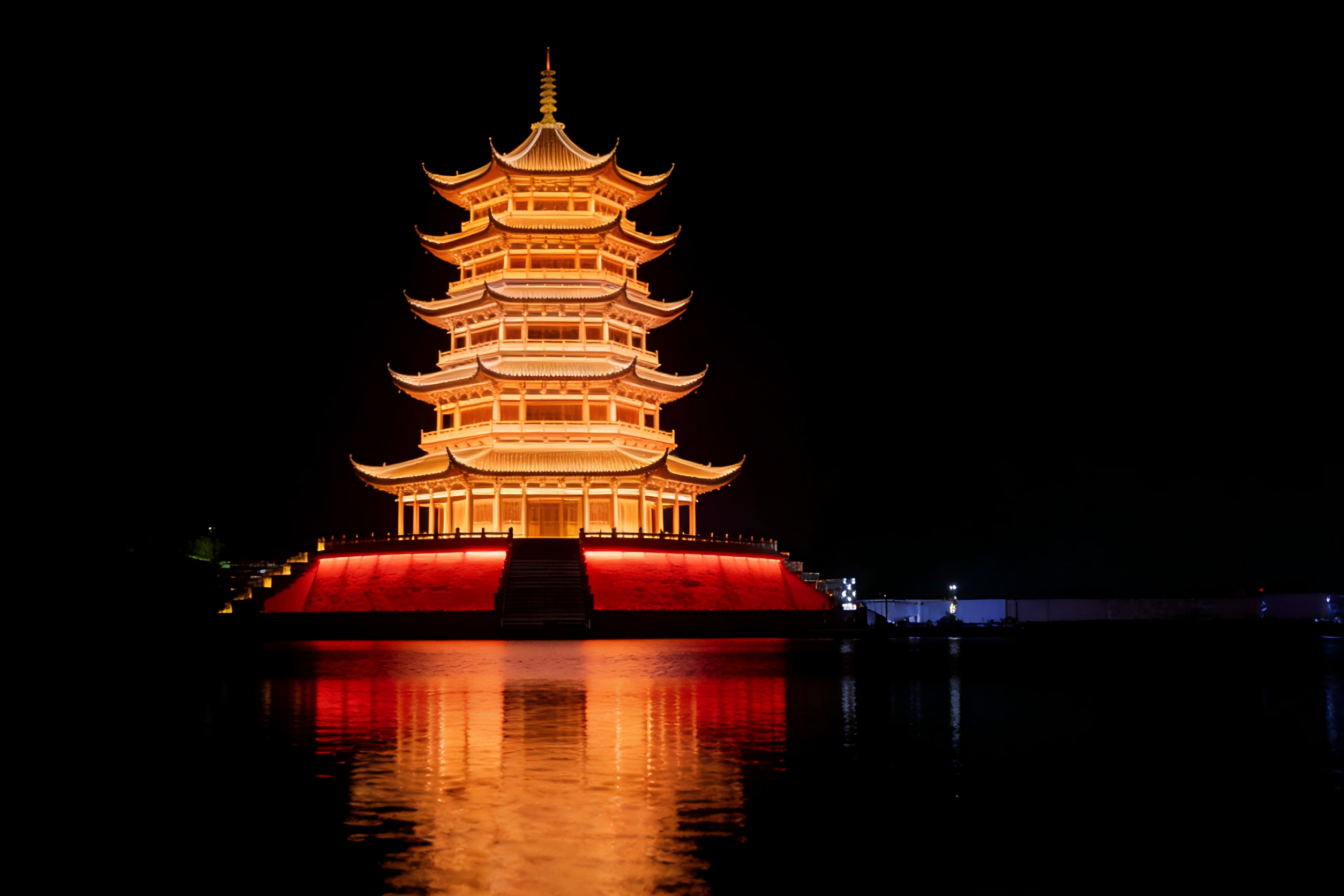 24W flexible wall washer unlocks new path for poetic lighting of towers