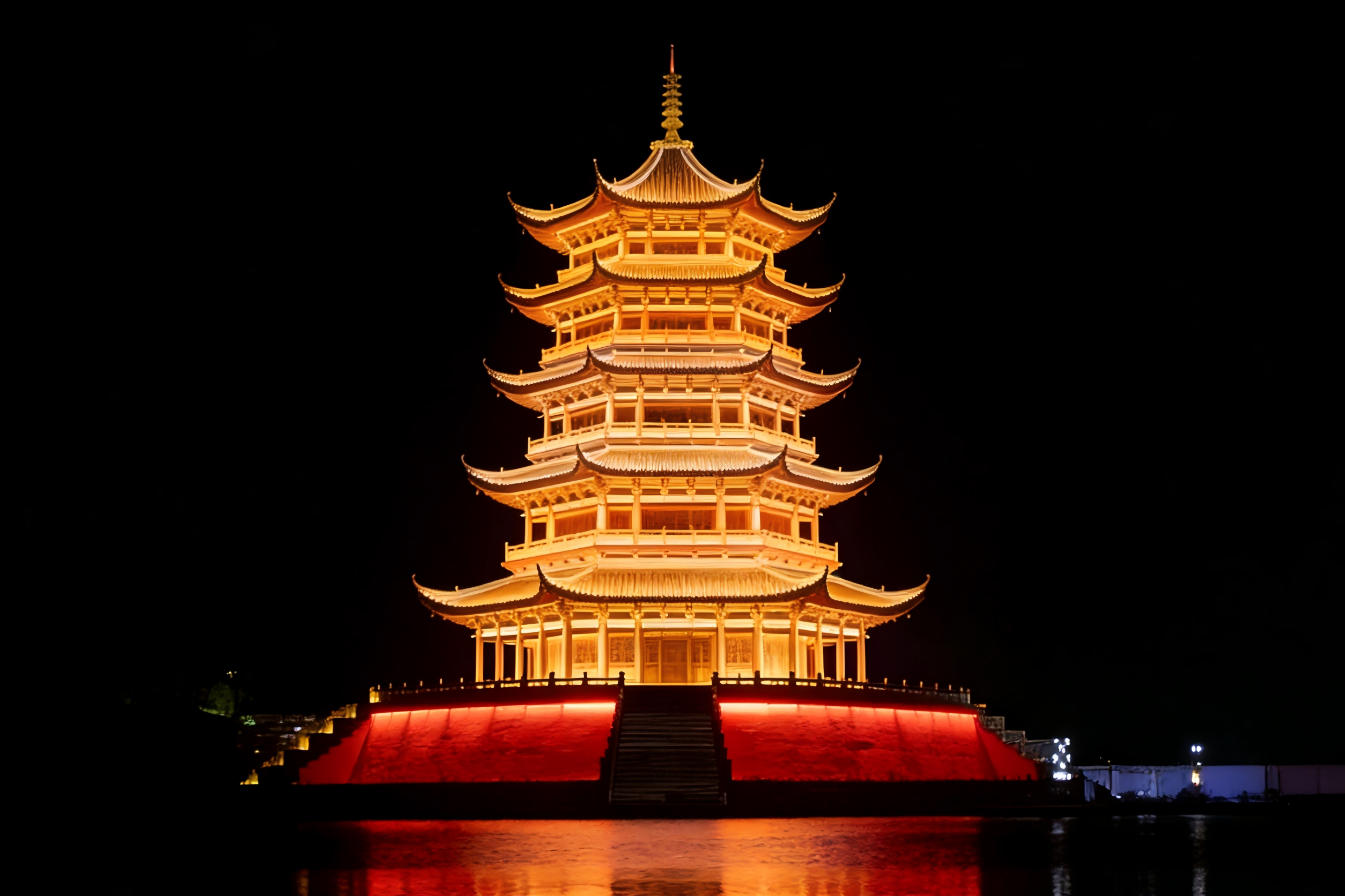 24W flexible wall washer unlocks a new path for poetic lighting of towers (Figure 5)