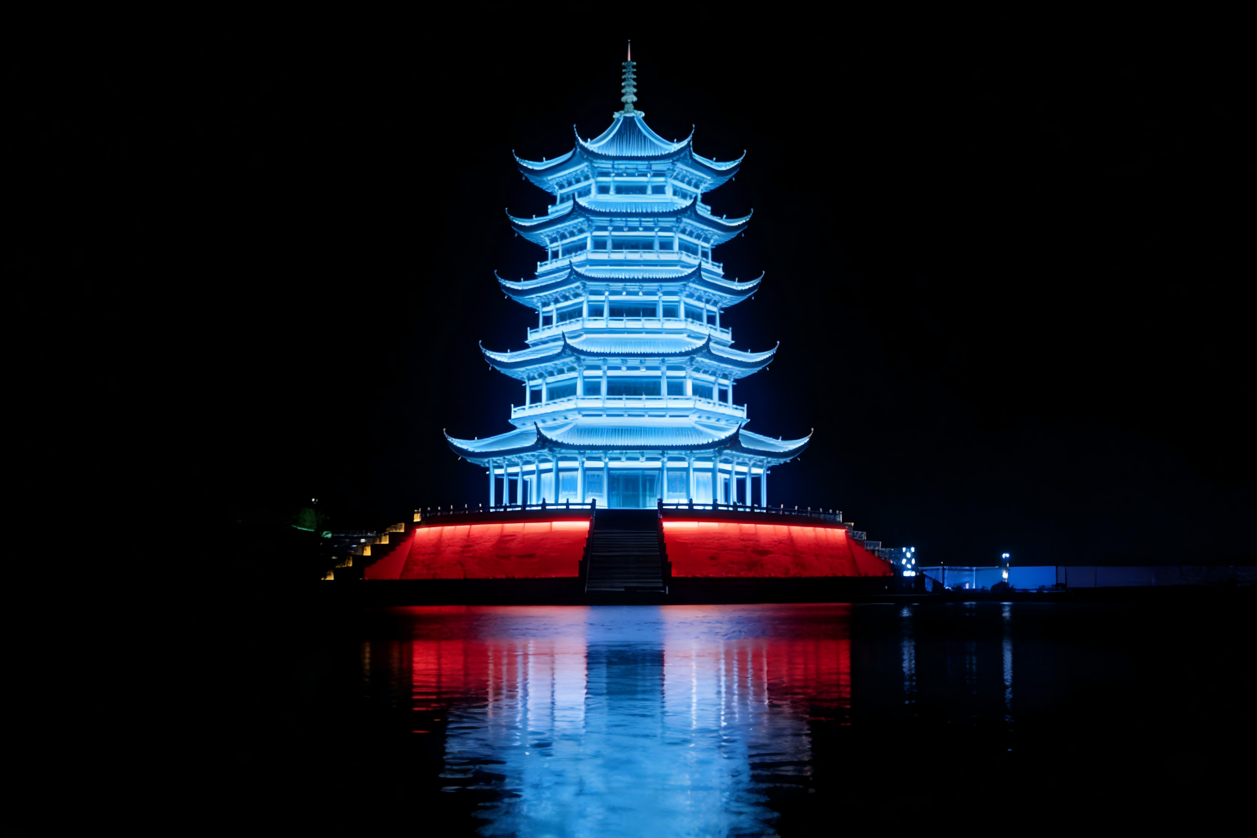 24W flexible wall washer unlocks a new path for poetic lighting of towers (Figure 7)
