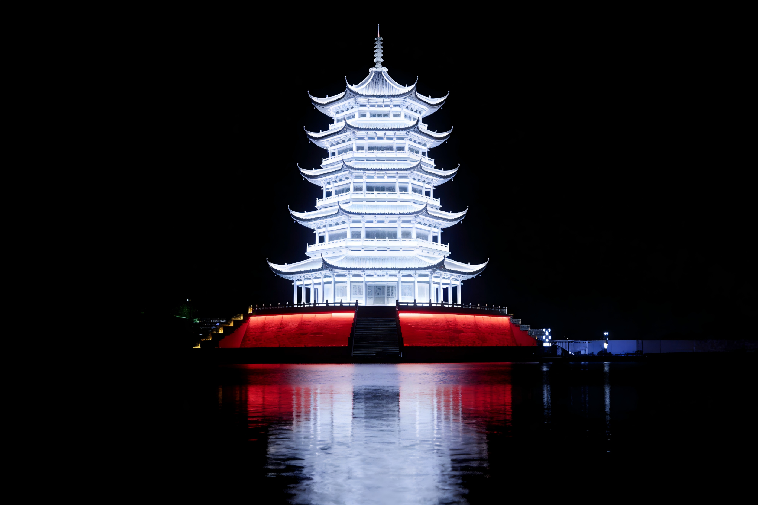 24W flexible wall washer unlocks a new path for poetic lighting of towers (Figure 8)