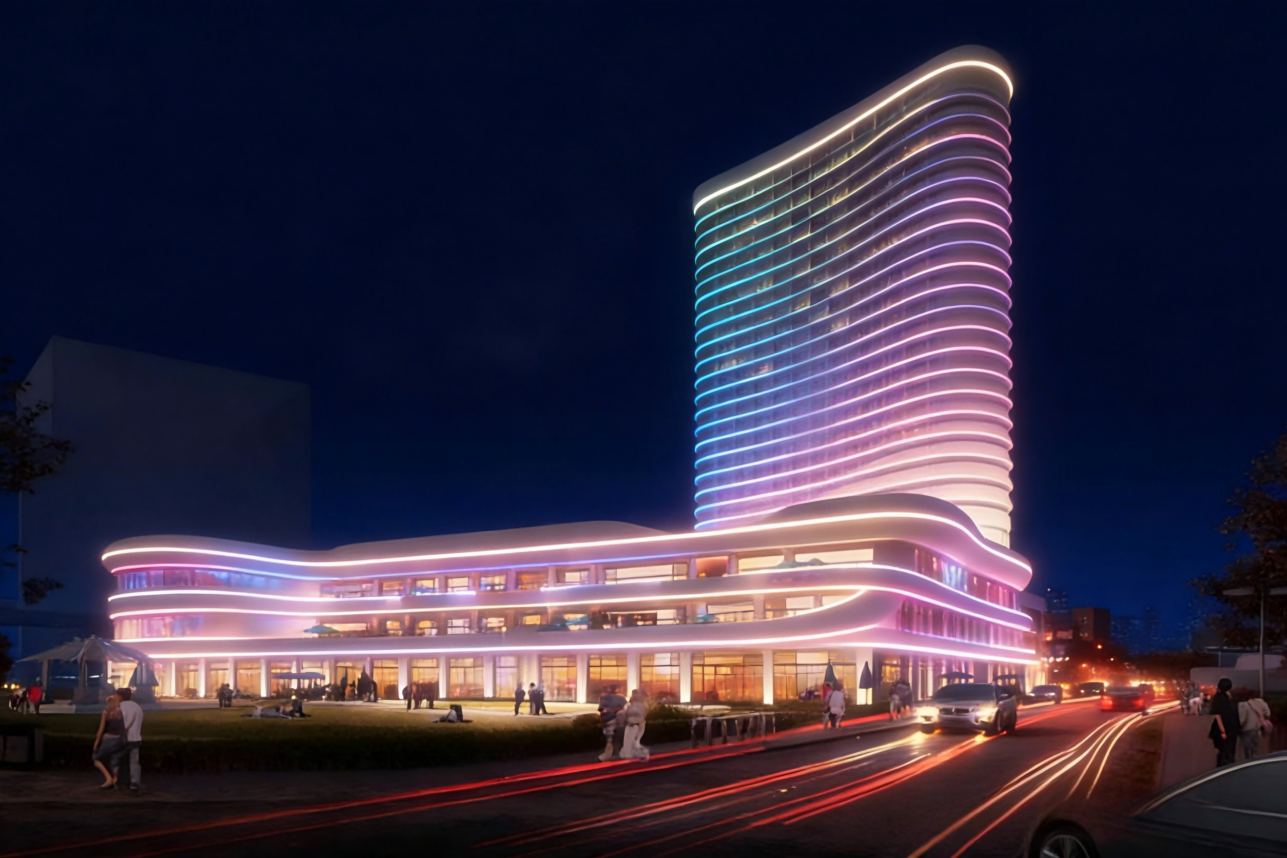 A shopping mall, a kind of festive light and shadow - Jinboan lighting solution