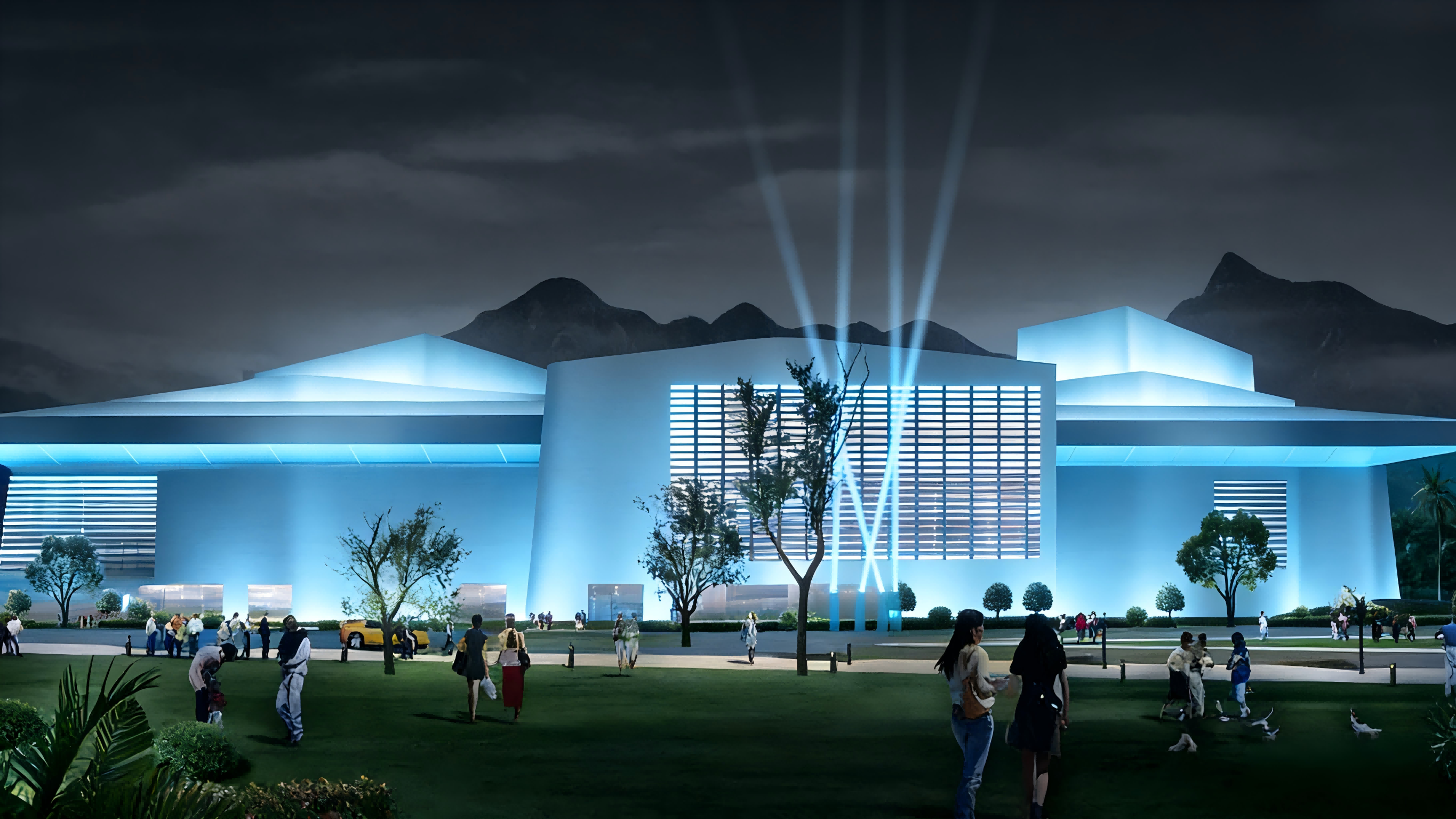 Grand Theater Tiffany blue design, JBOAN customized lighting effect (Picture 3)