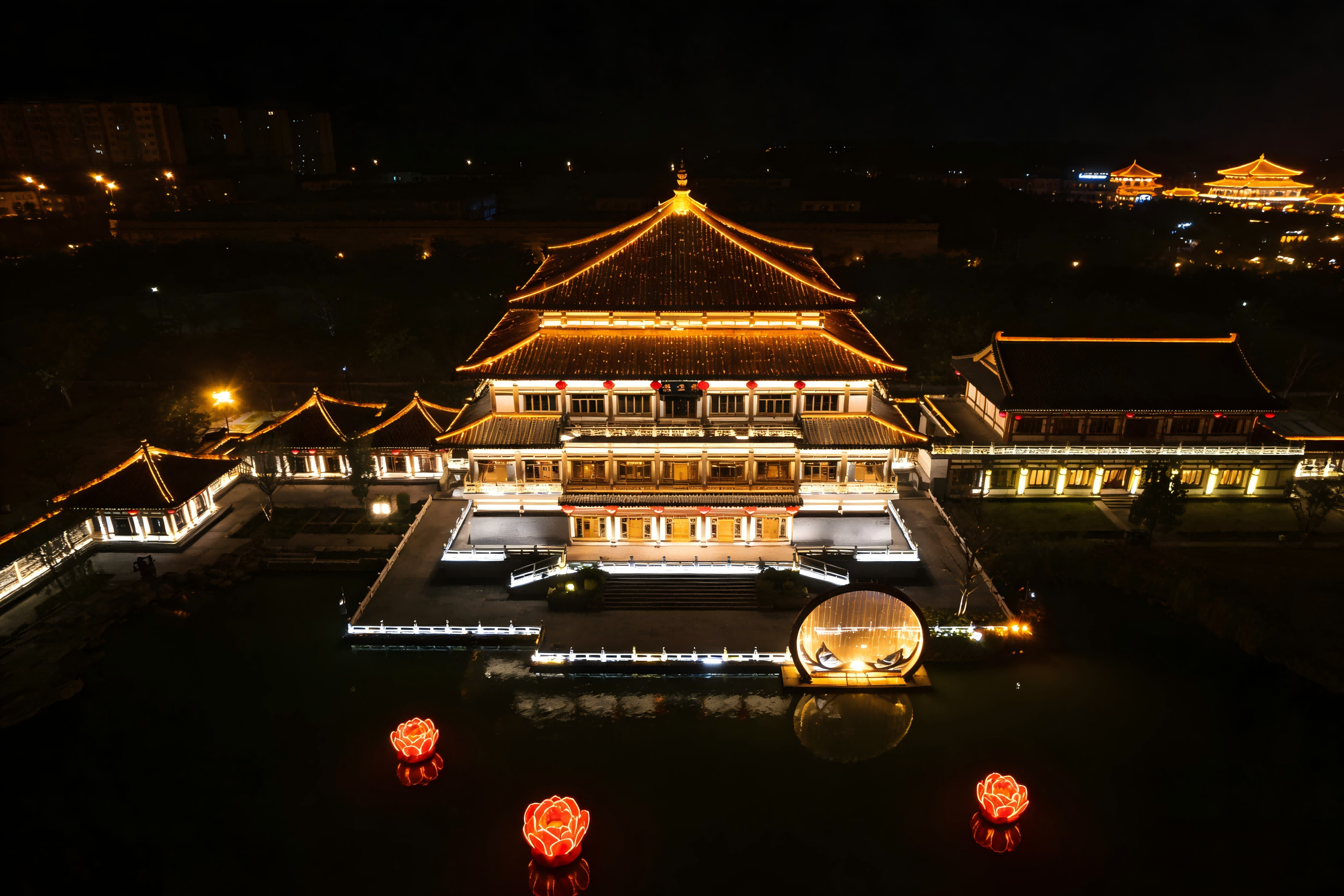 Jinboan helps Qujiang New District create an immersive night tour (Figure 6)