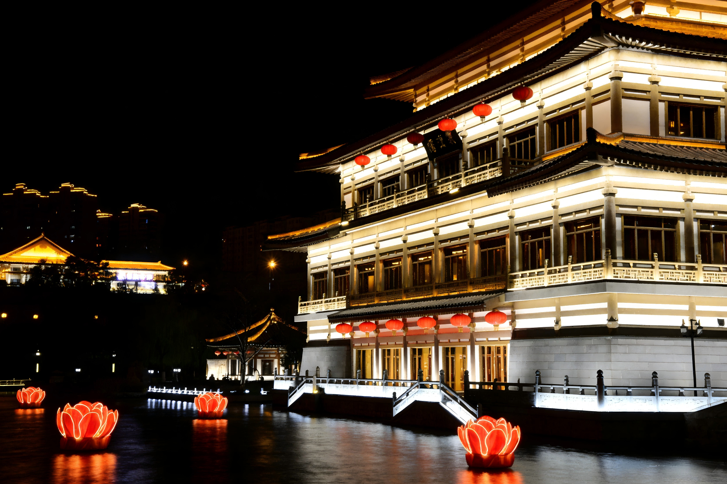 Jinboan helps Qujiang New District create an immersive night tour (Picture 3)