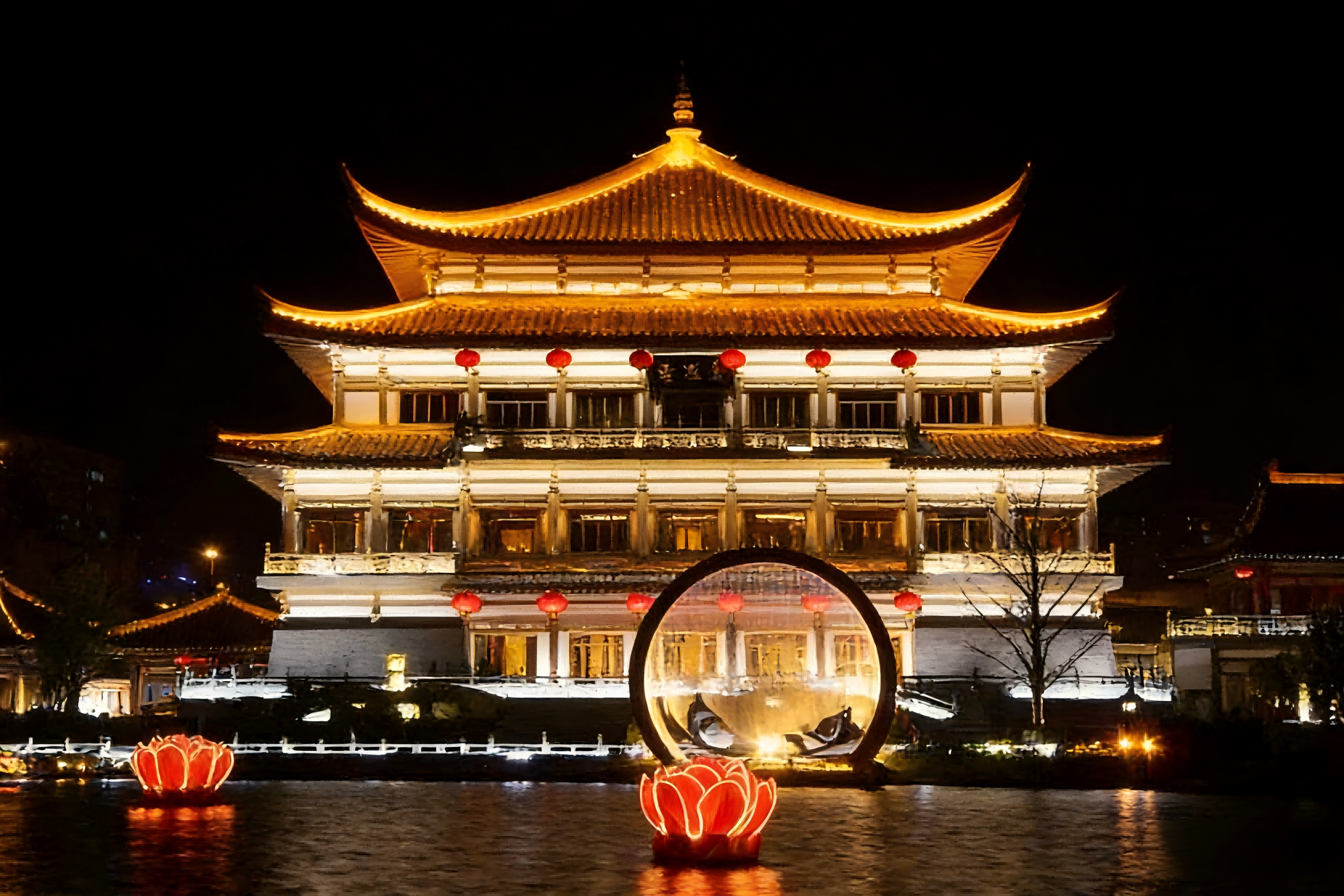 Jinboan helps Qujiang New District create immersive night tours