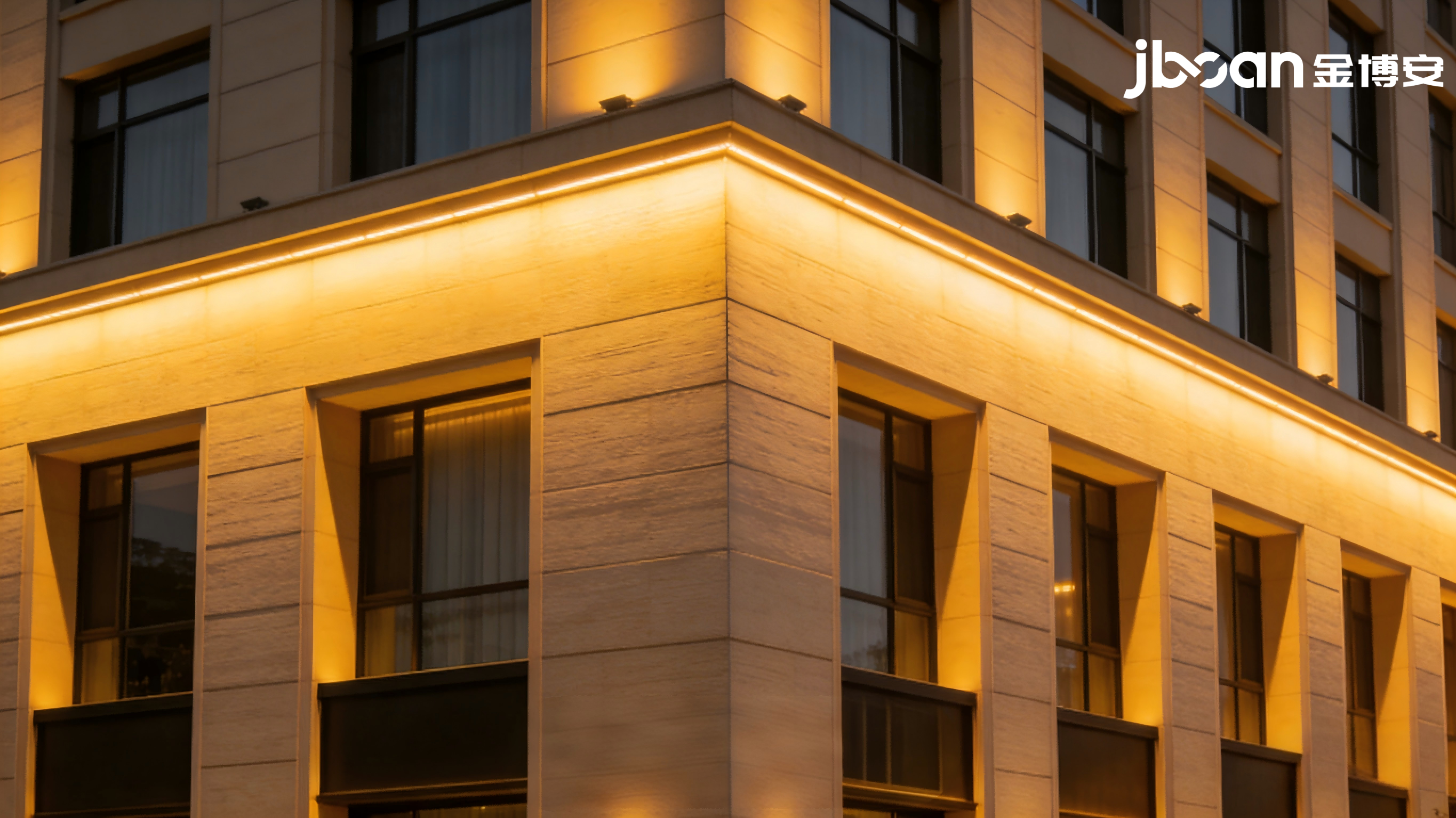 High-end hotel exterior lighting: JBOAN LED flexible wall washer has warm light, comfortable and high-end (Picture 3)