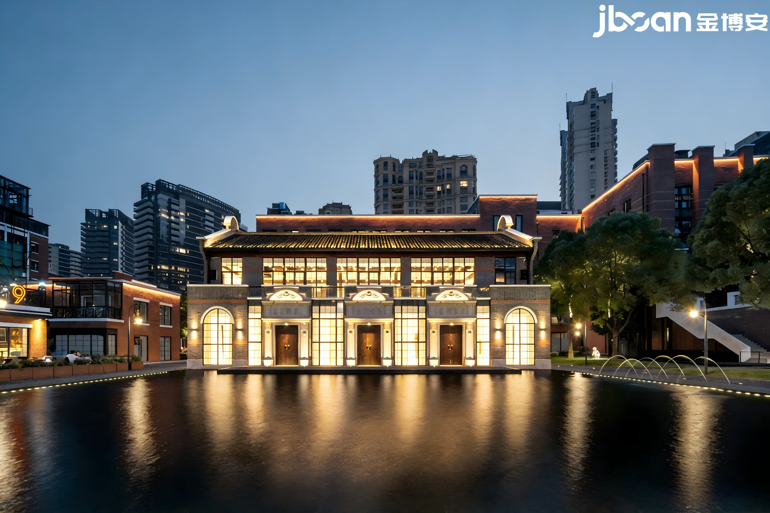 Jinboan flexible wall washer: using light and shadow as a pen, it lights up the century-old splendor of Shanghai’s old wharf (Picture 3)