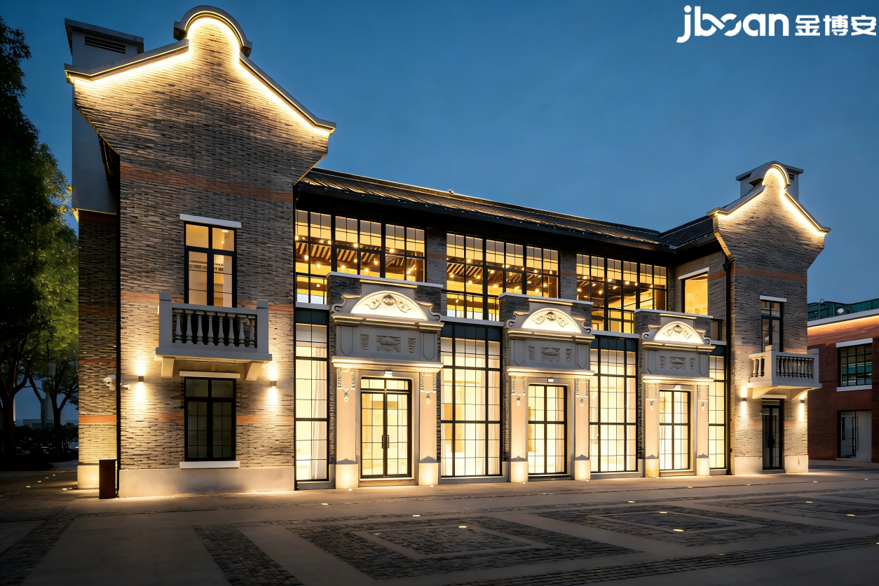 Jinboan flexible wall washer: using light and shadow as a pen, it lights up the century-old splendor of Shanghai’s old wharf (Picture 1)