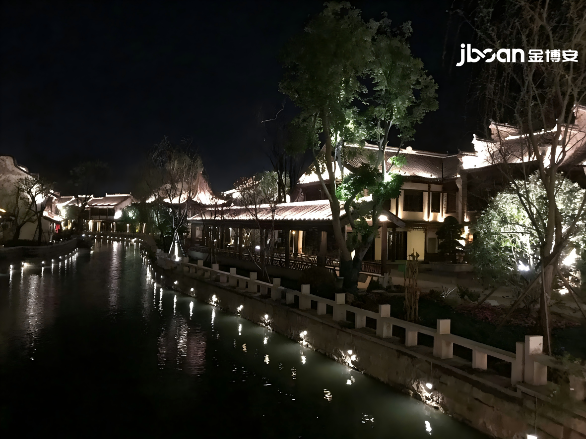 Night scene lighting of ancient Shuicheng buildings in the Eastern Jin Dynasty (Figure 4)