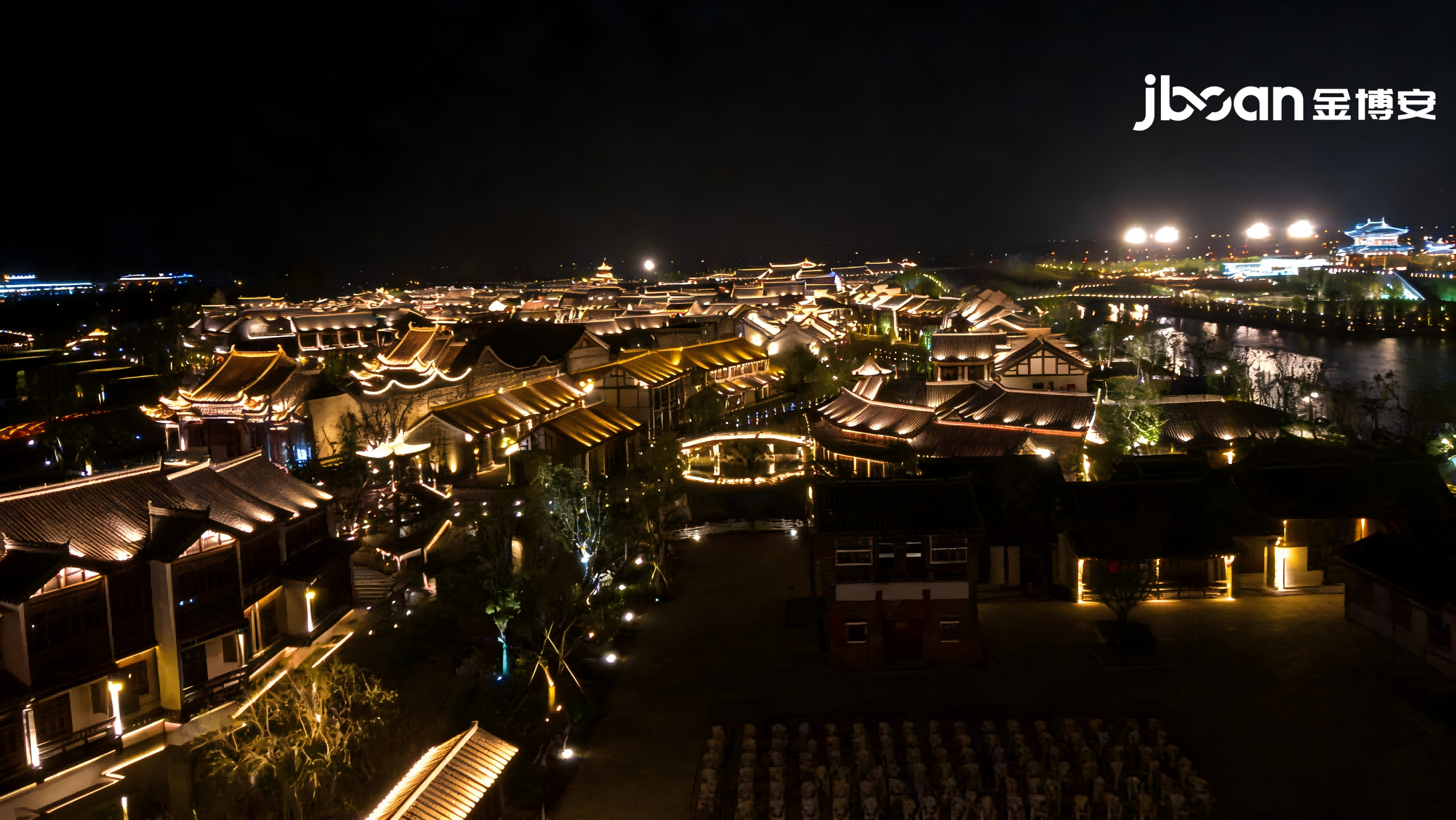 Night scene lighting of ancient Shuicheng buildings in the Eastern Jin Dynasty (Figure 3)