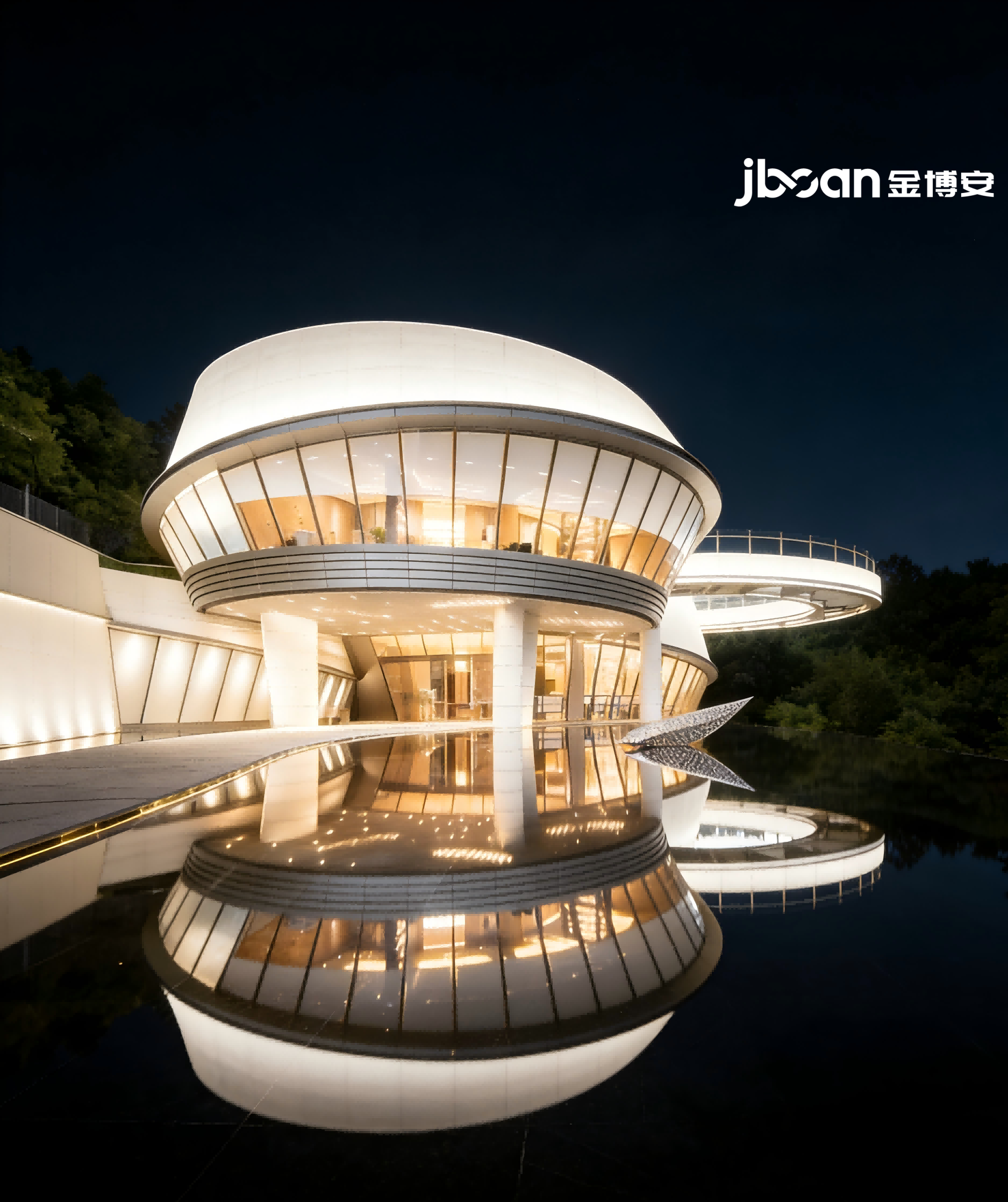 Jinboan wall washer’s flexible light and shadow empower Chongqing Shunshan Mansion (Picture 4)