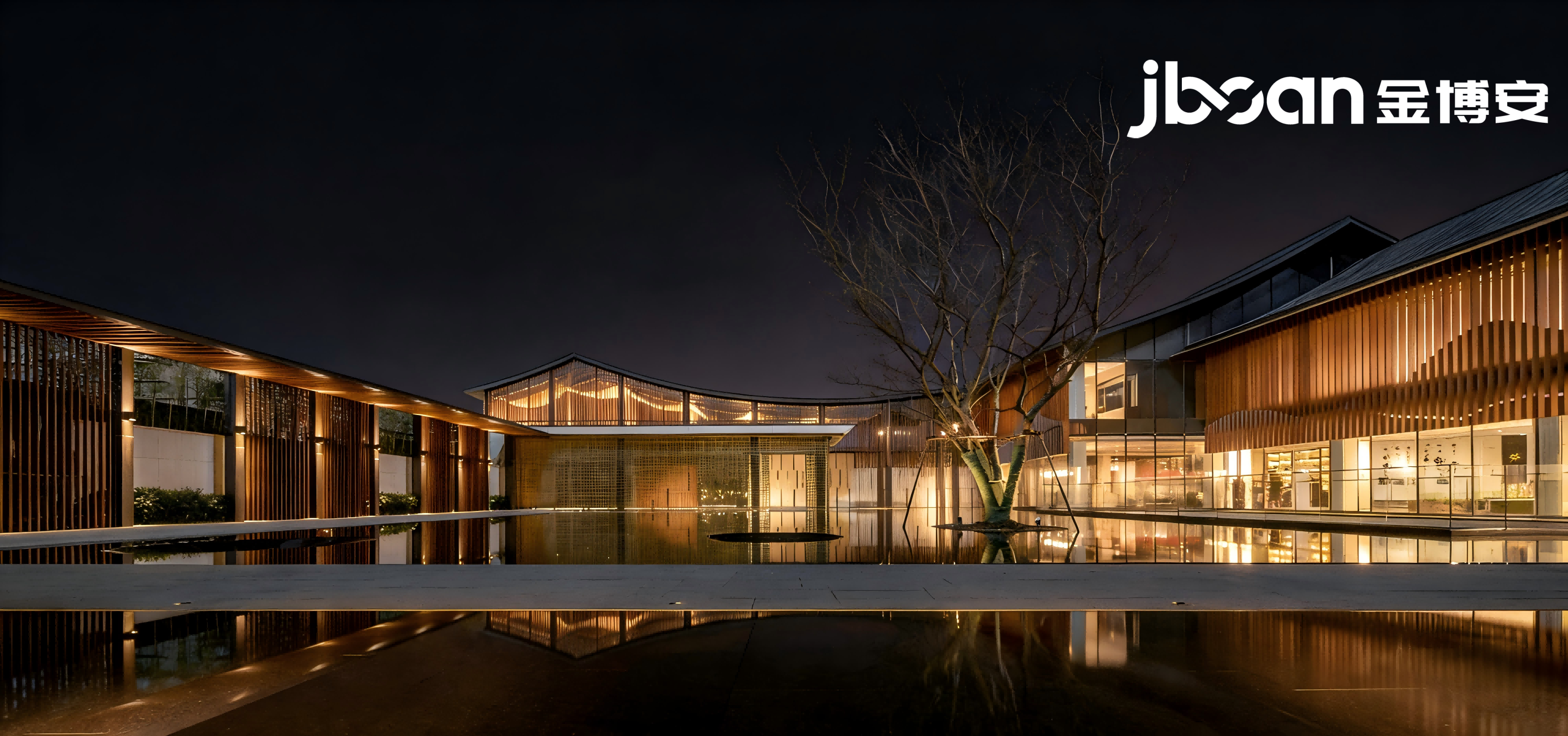 Night scene lighting of Jiangnan Courtyard Project, Chongxian Town, Yuhang District, Hangzhou City (Figure 2)