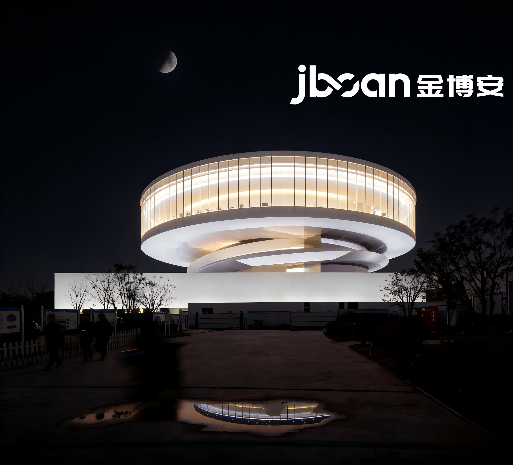 JBOAN flexible wall washer creates Hangzhou Smart Network Valley Exhibition Center