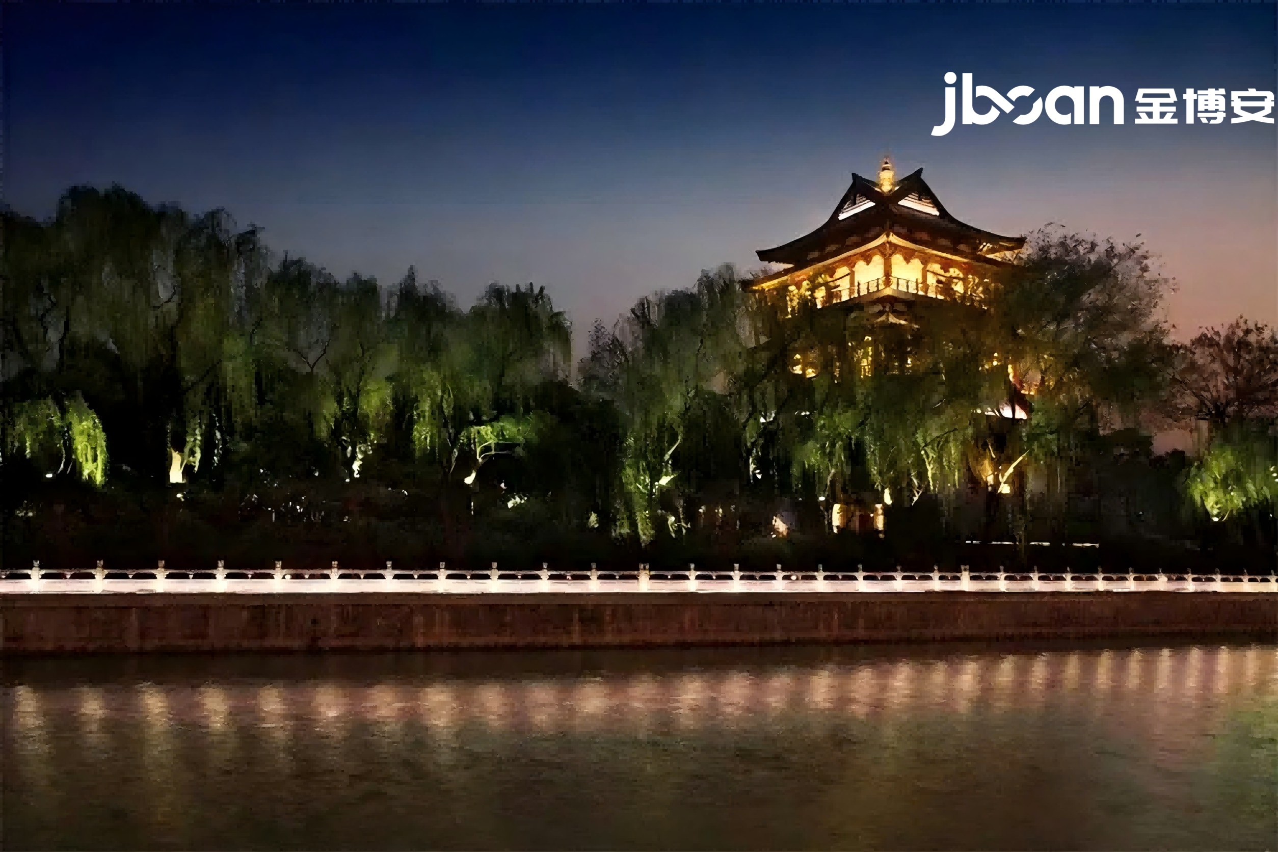 JBOAN lights up the night scene lighting project on both sides of the Meishan River (Figure 5)