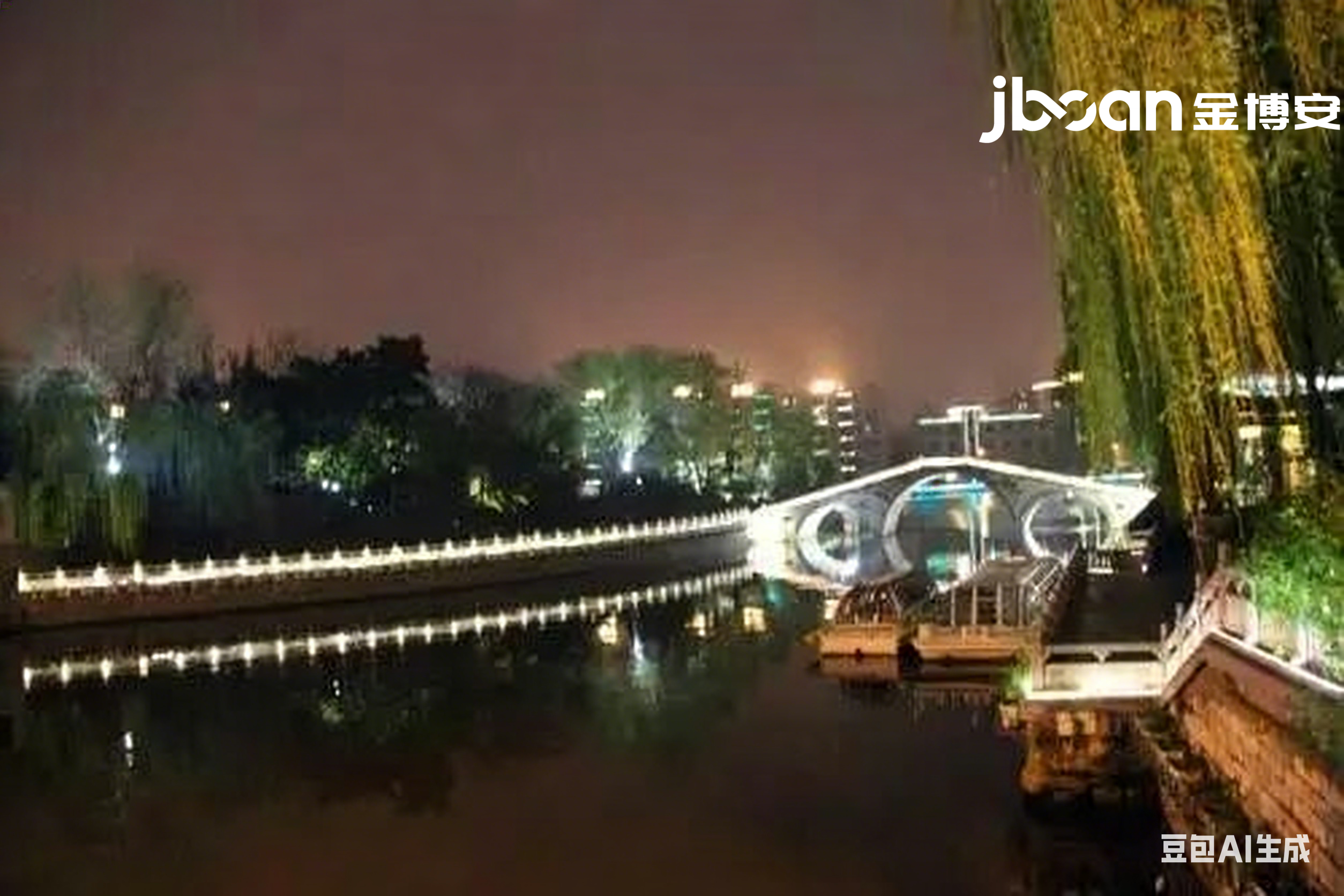 JBOAN lights up the night scene lighting project on both sides of the Meishan River (Picture 4)