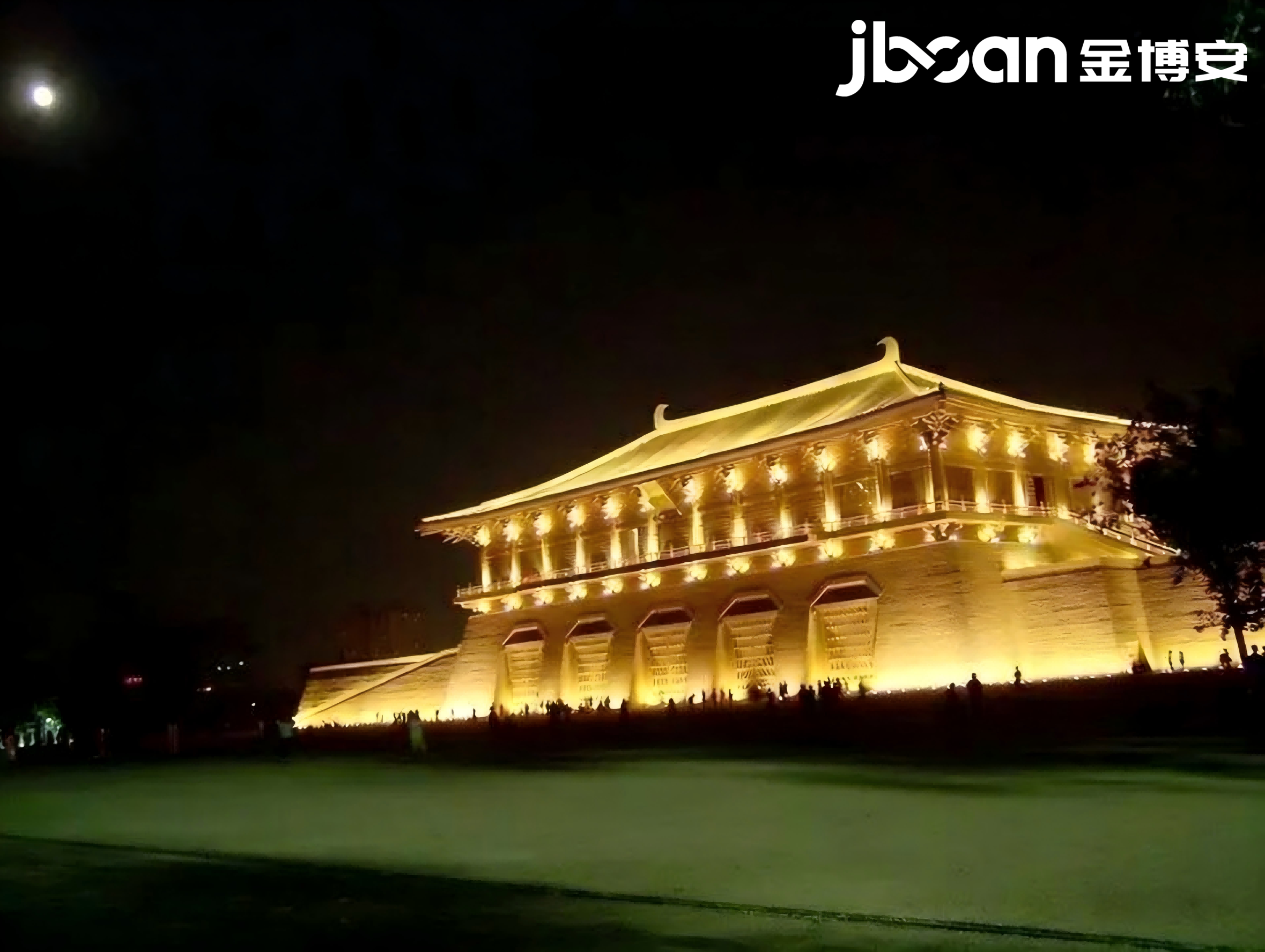 JBOAN lights up the night scene of the Daming Palace ruins (Picture 3)