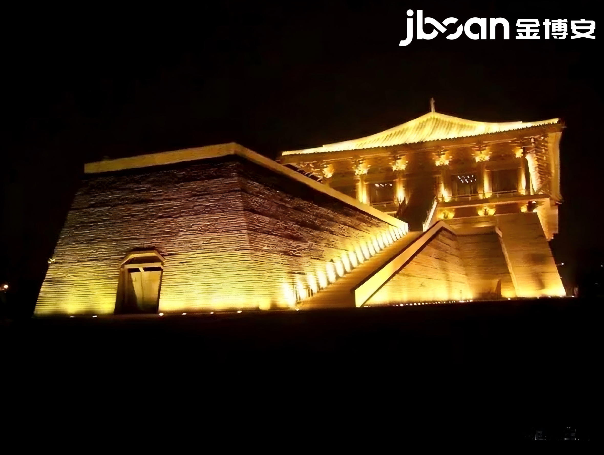 JBOAN lights up the night scene of the Daming Palace ruins (Picture 5)