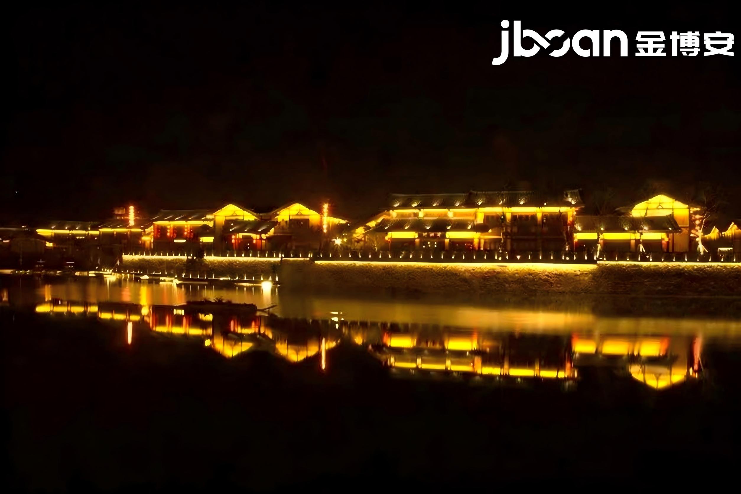 JBOAN lights up the ancient night view of the Oriental Salt Lake Scenic Area