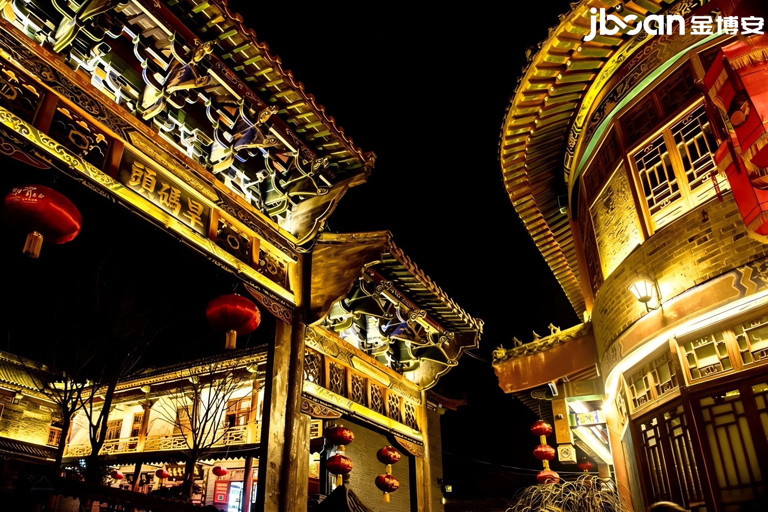 JBOAN Jinboan craftsman made Zibo Zhoucun ancient street night scene (Picture 6)