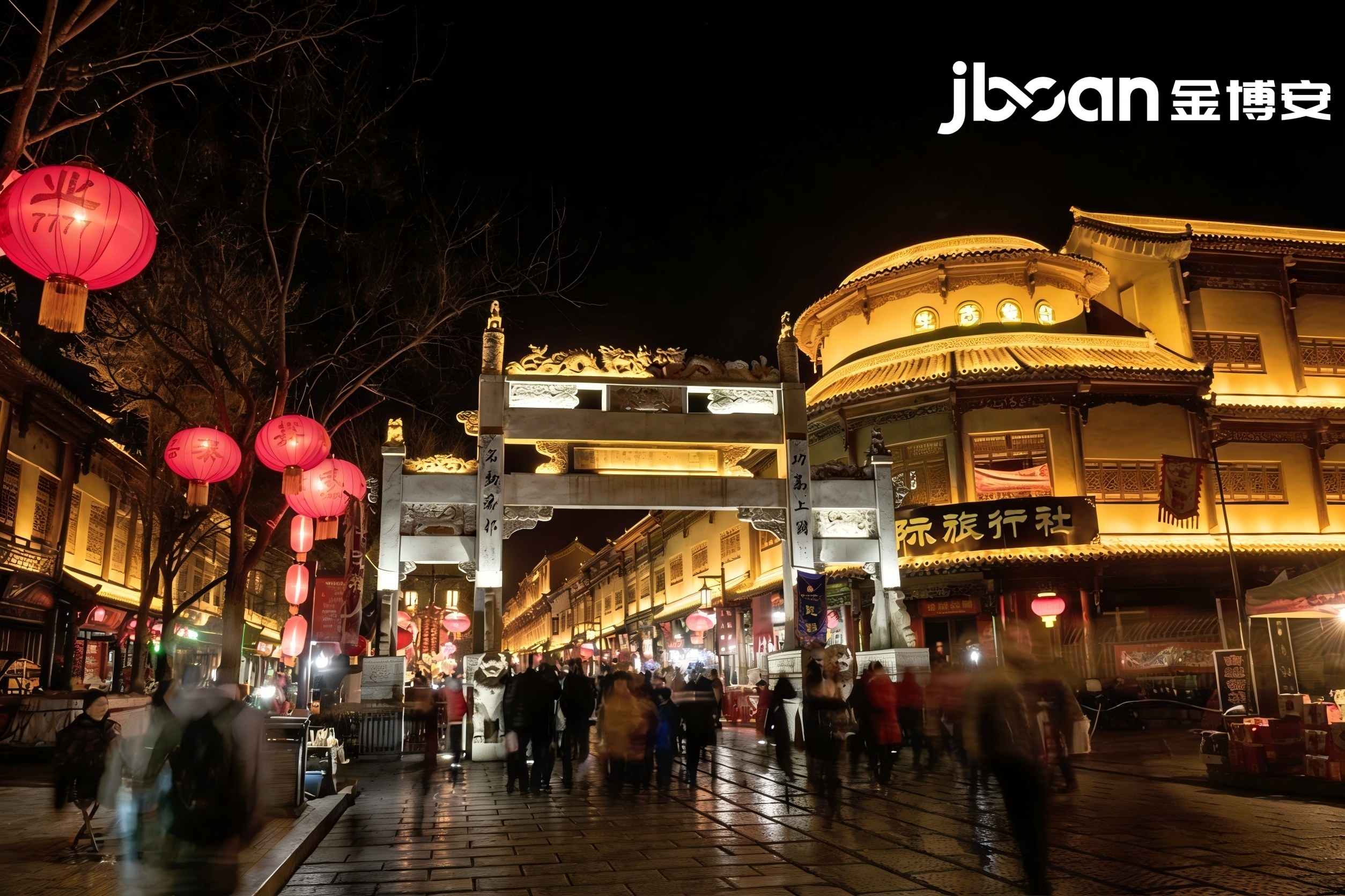 JBOAN creates a new model for night scene lighting in the ancient city of Qingzhou (Picture 5)