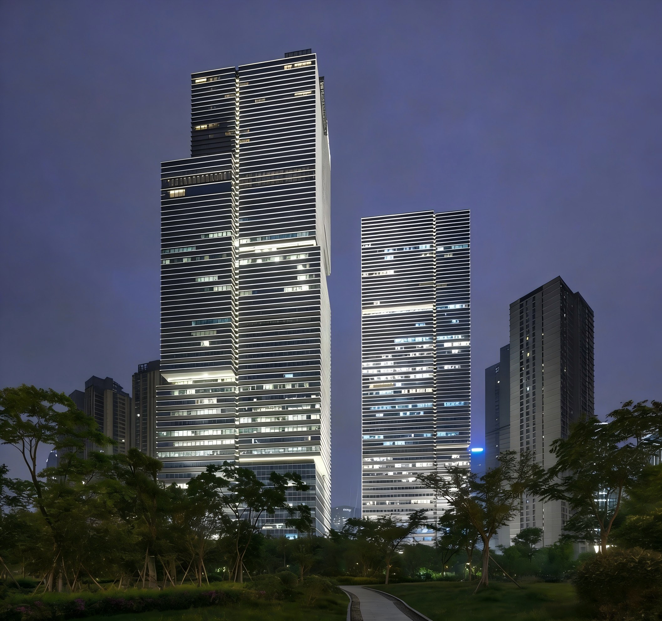 Zhiguang renews the business district and lights up the Qianjiang core | JBOAN Jinboan craftsmanship Hangzhou China Resources Mixc Phase II lighting project (Picture 1)