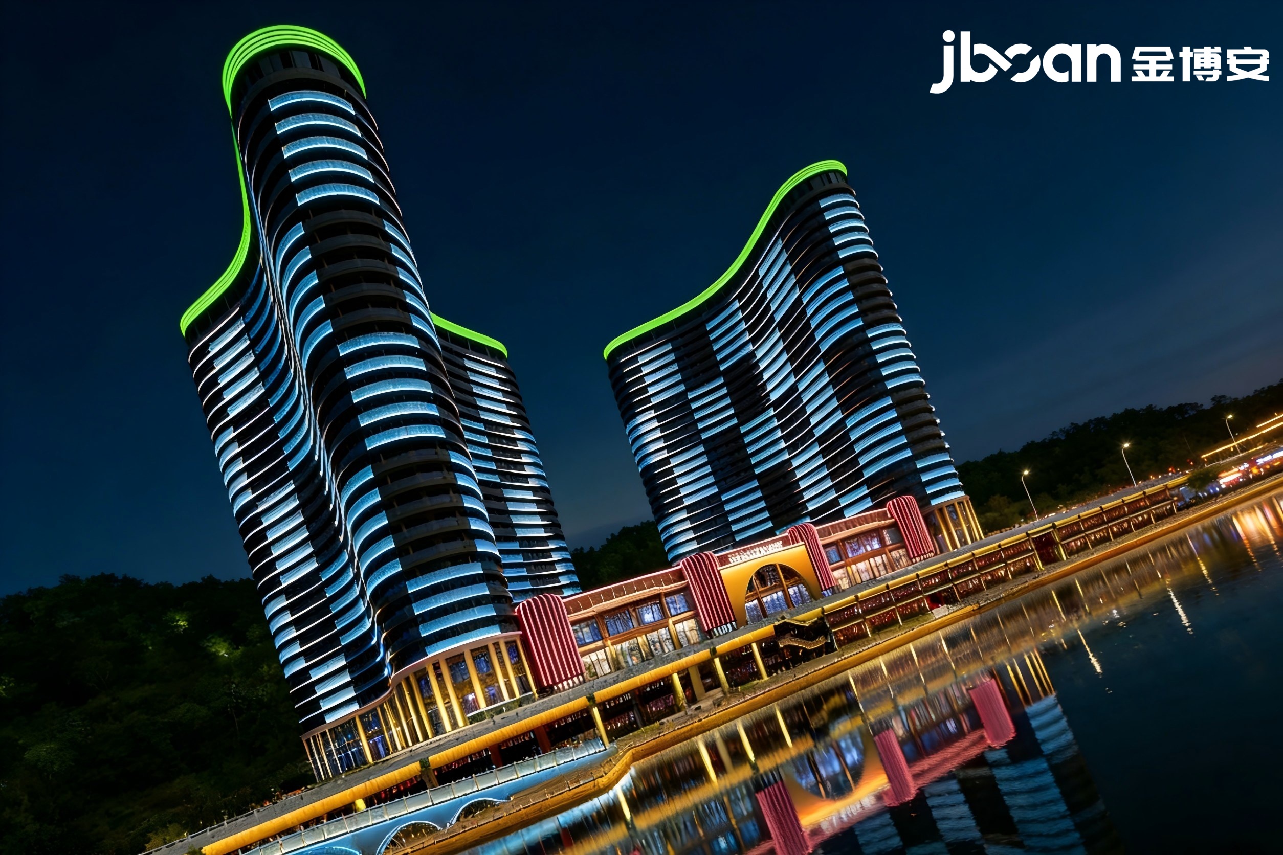 Night view lighting project of Changxing Taihu Longemont Ancient Town Hotel (Figure 4)