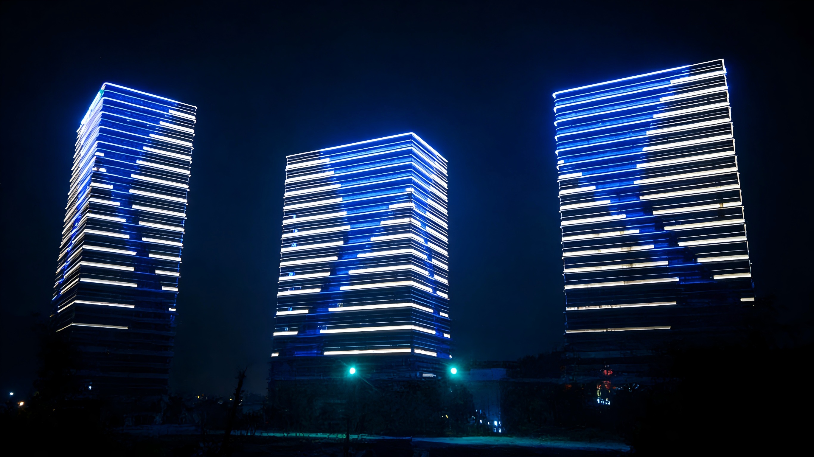 Shenzhen South China City building lighting upgrade Jinboan engineering grade RGBW flexible wall washer (Figure 3)