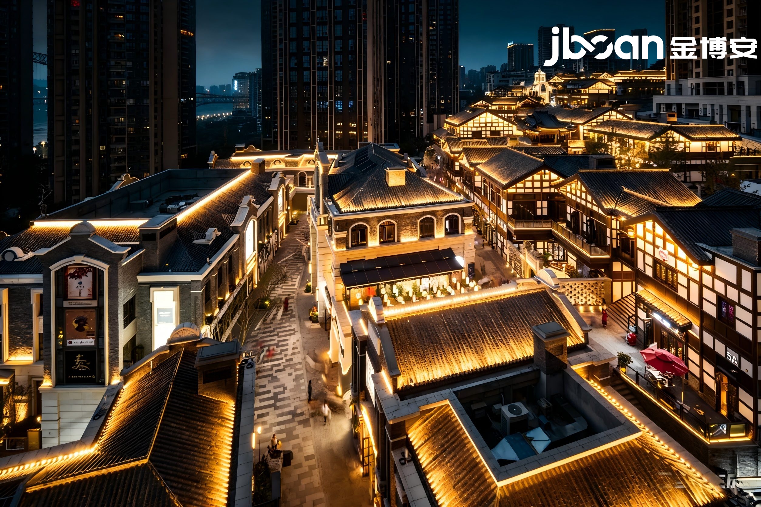 JBOAN｜The warm light reflects the mountain city, lighting up the night charm of Danzishi Old Street in Changjiahui (Picture 1)