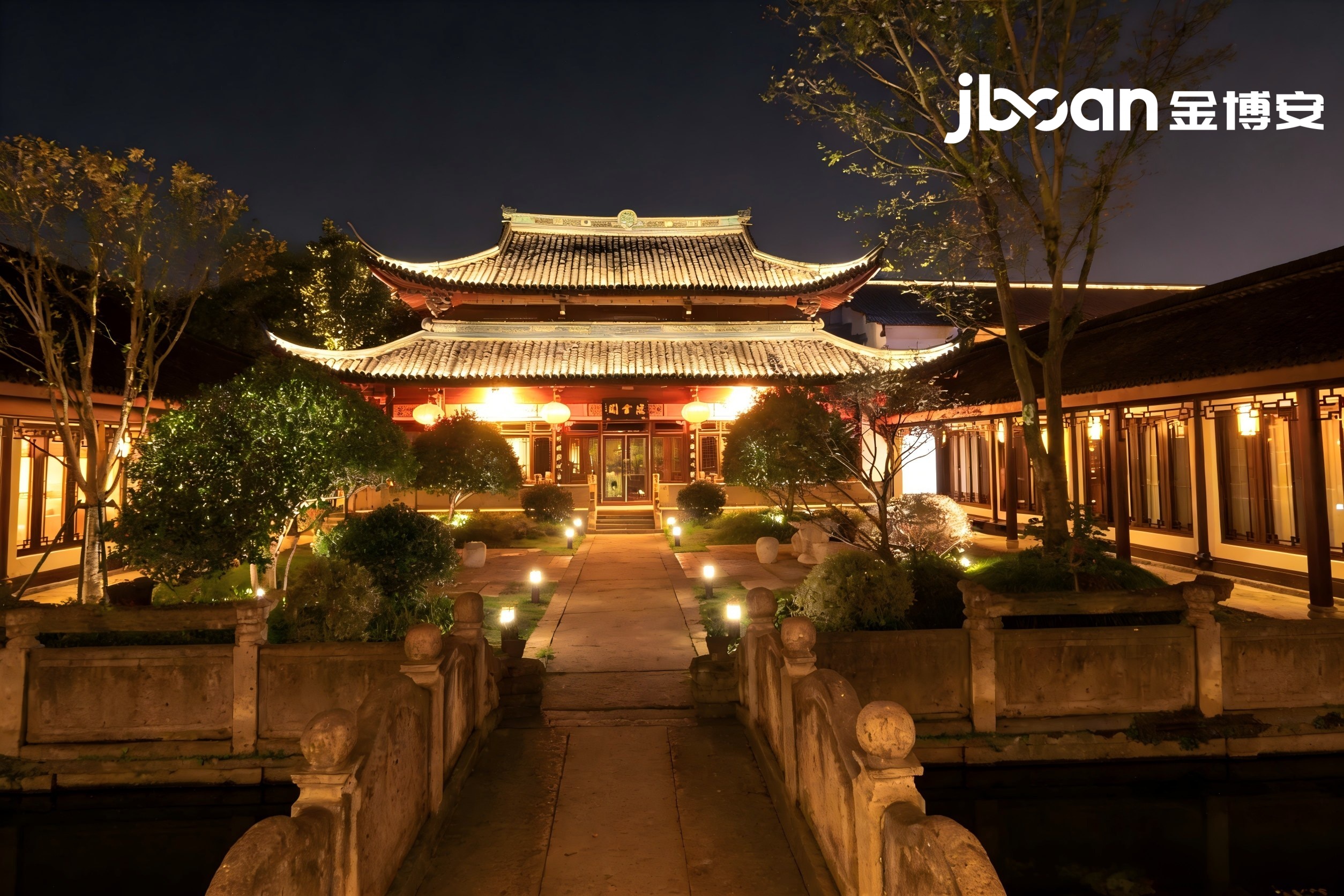 Jin Boan lights up the Shaoxing Hotel, and the ancient charm of Jiangnan renews the night charm (Picture 4)
