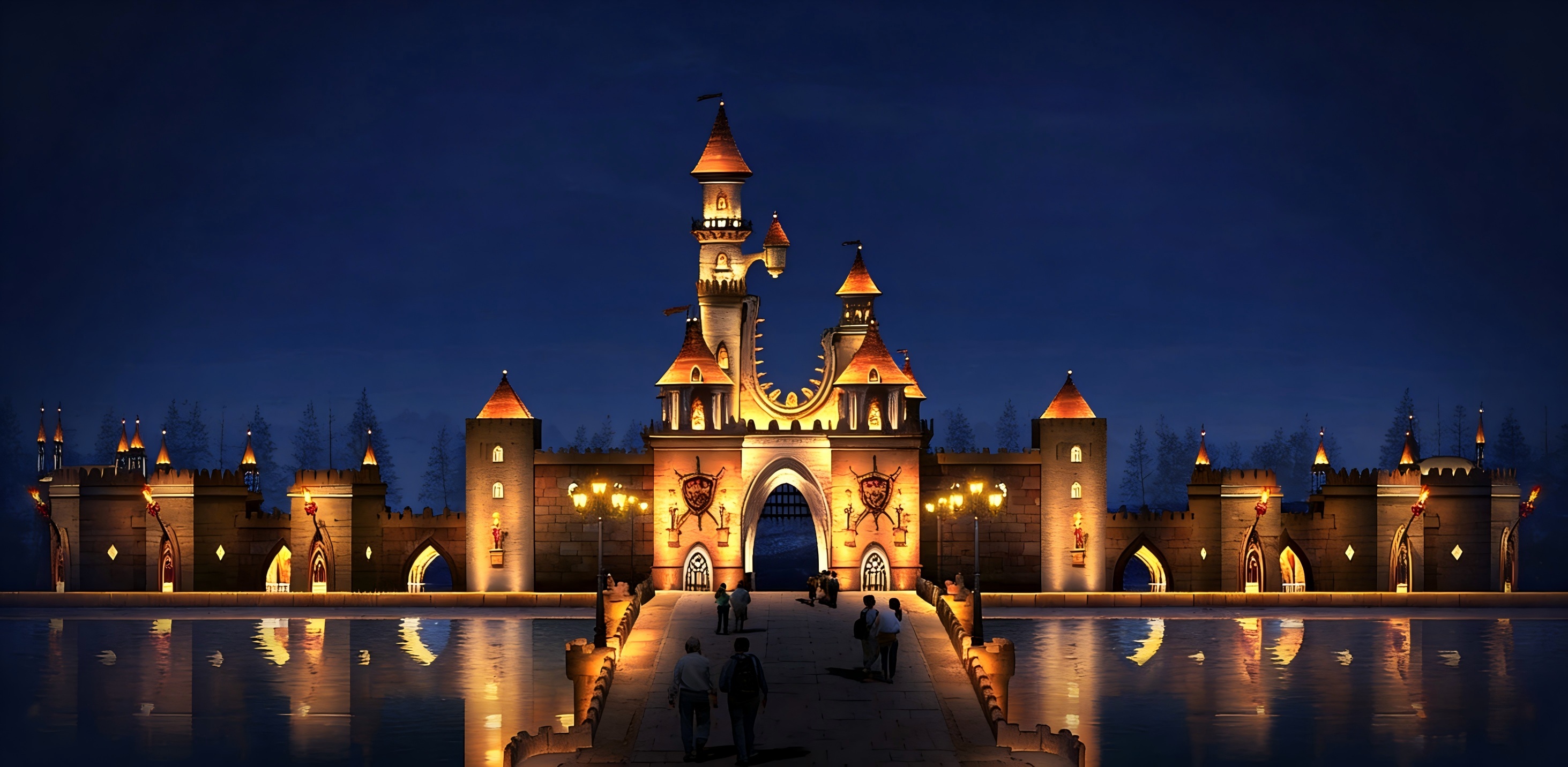JBOAN Jinboan A new entertainment feast of light and shadow - Liuzhou theme park lighting design and lighting improvement project (Picture 1)