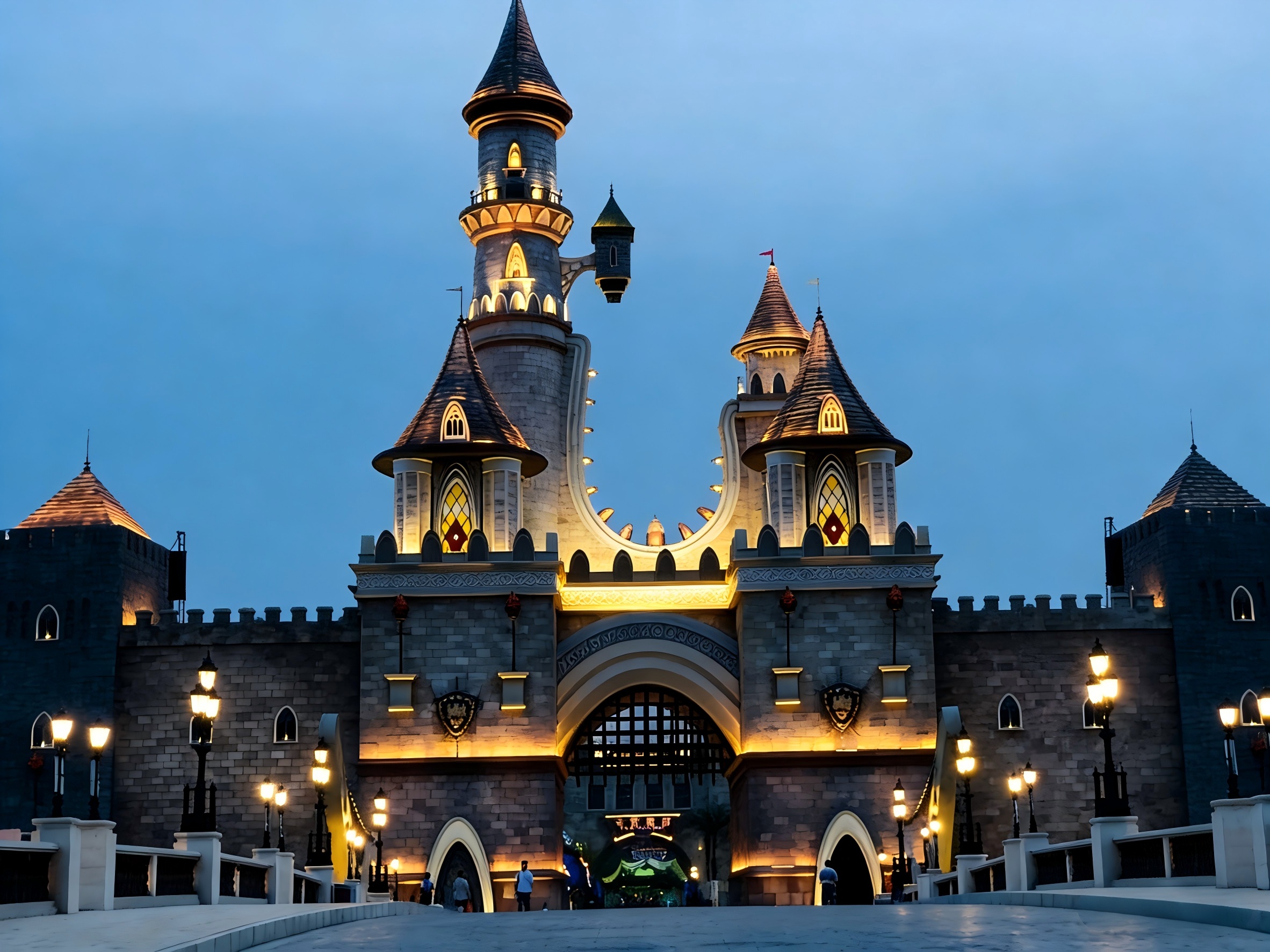 JBOAN Jinboan A new entertainment feast of light and shadow - Liuzhou theme park lighting design and lighting improvement project (Picture 4)