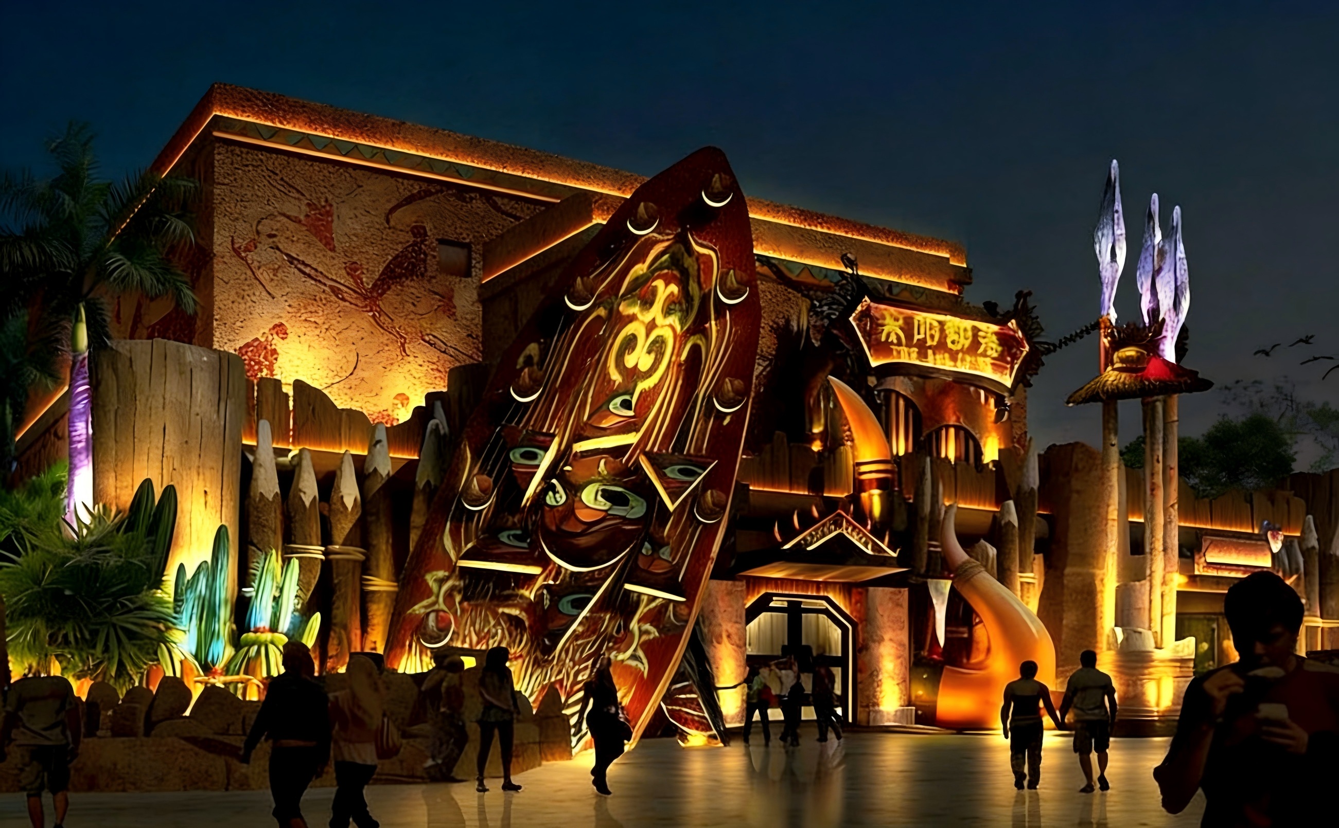 JBOAN Jinboan A new entertainment feast of light and shadow - Liuzhou theme park lighting design and lighting improvement project (Picture 5)