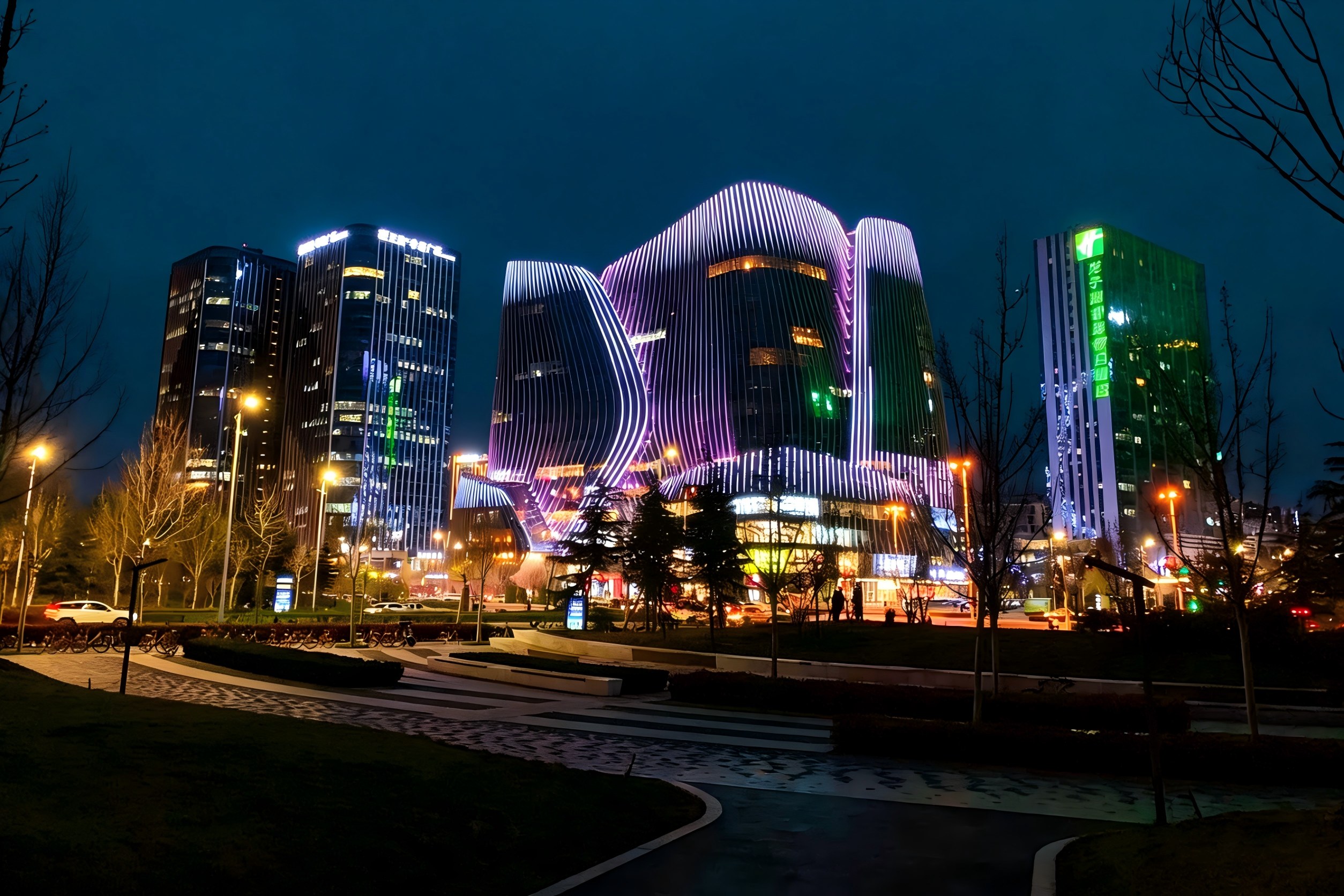 JBOAN lights up Longzi Lake’s “Lotus in the Lake”—Zhengzhou Juwai Taigemao Lighting Improvement Project (Picture 3)