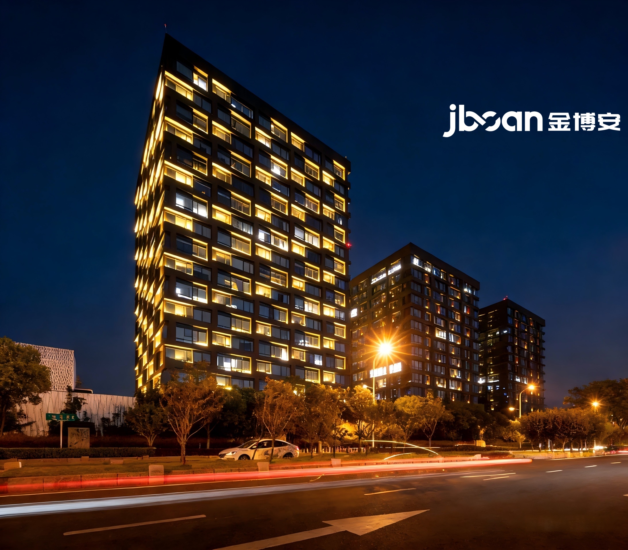 JBOAN lights up the new interface of the city｜Nanjing Economic Development Zone block lighting improvement project (Picture 1)