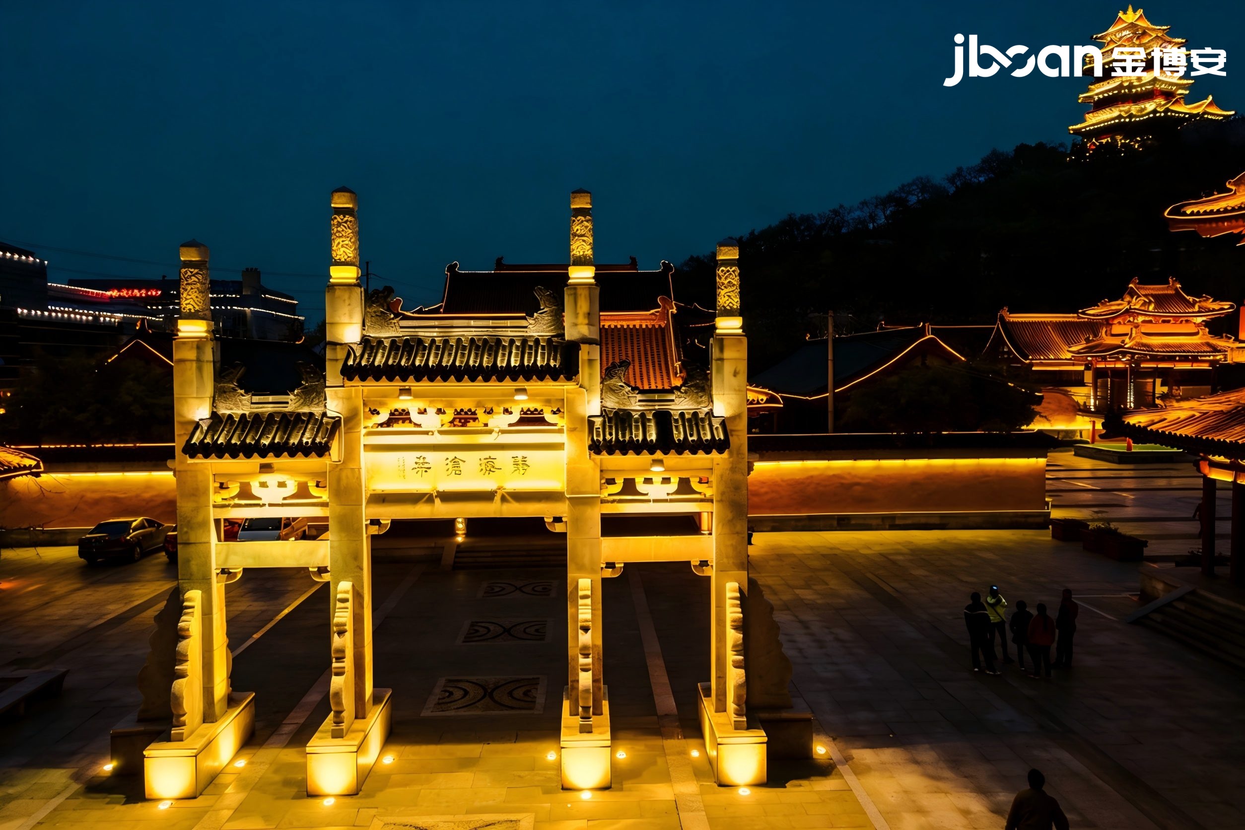 Jinboan flexible wall washer lamp Nanjing Yuejiang Tower Scenic Area (Picture 4)