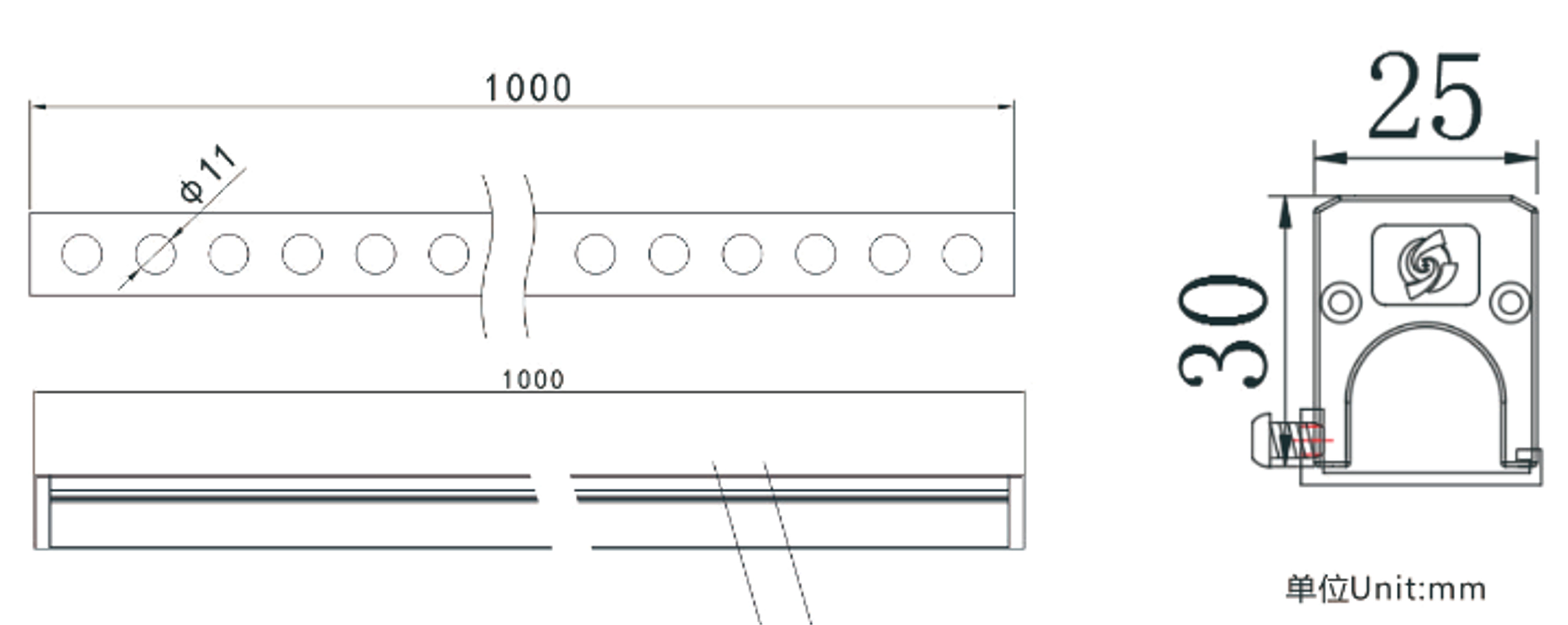 2530 LED line light