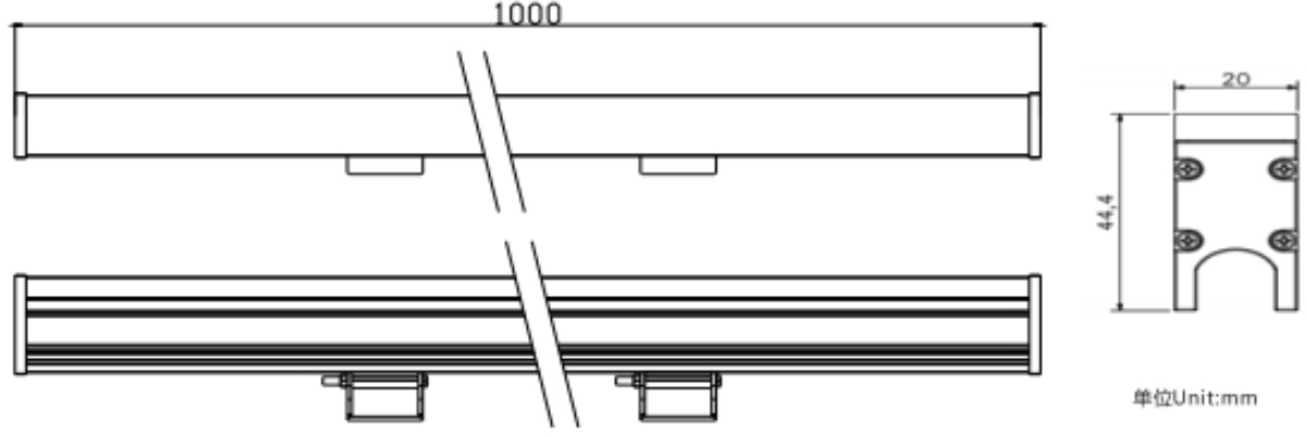 2044LED line light