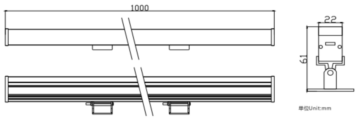 2242 LED linear light (Figure 1) 2242 LED linear light (Figure 1)