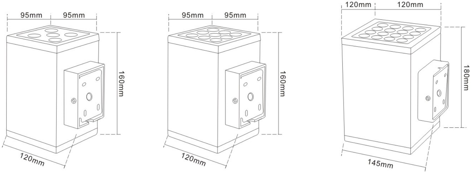 JBWL02 LED outdoor wall light